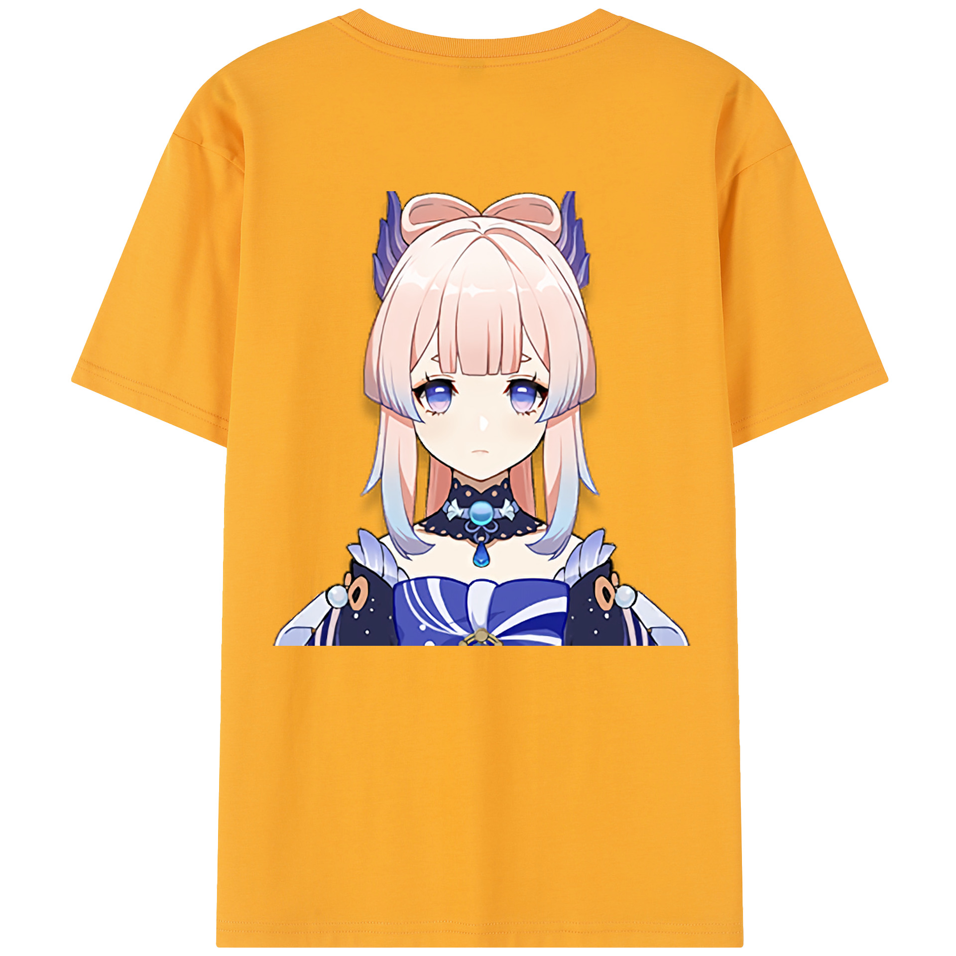 げんし神 珊瑚宮心海 サンゴノミヤ・ココミ genshin Sangonomiya Kokomi 綿100％半袖Tシャツ（背面プリント）