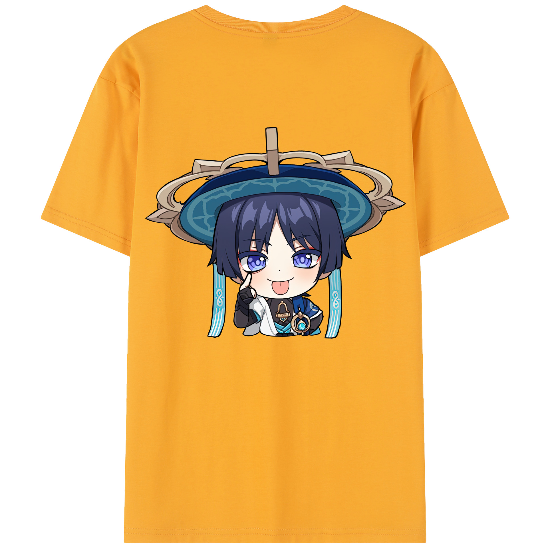 げんし神 さんペい genshin Sanpei 綿100％半袖Tシャツ（背面プリント）