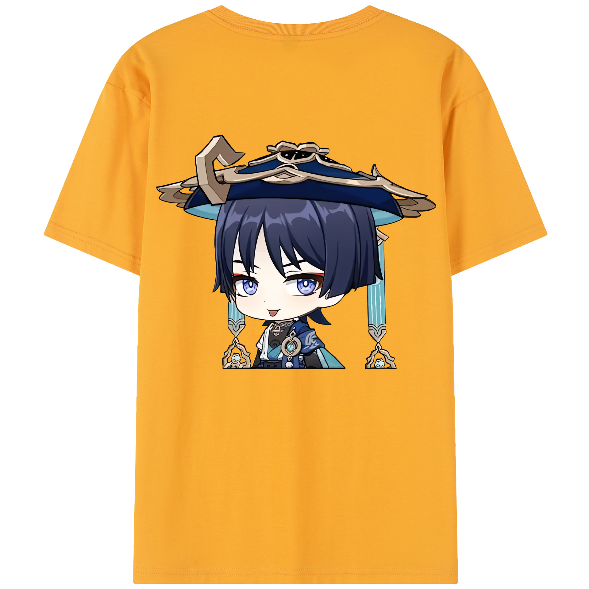 げんし神 さんペい genshin Sanpei 綿100％半袖Tシャツ（背面プリント）
