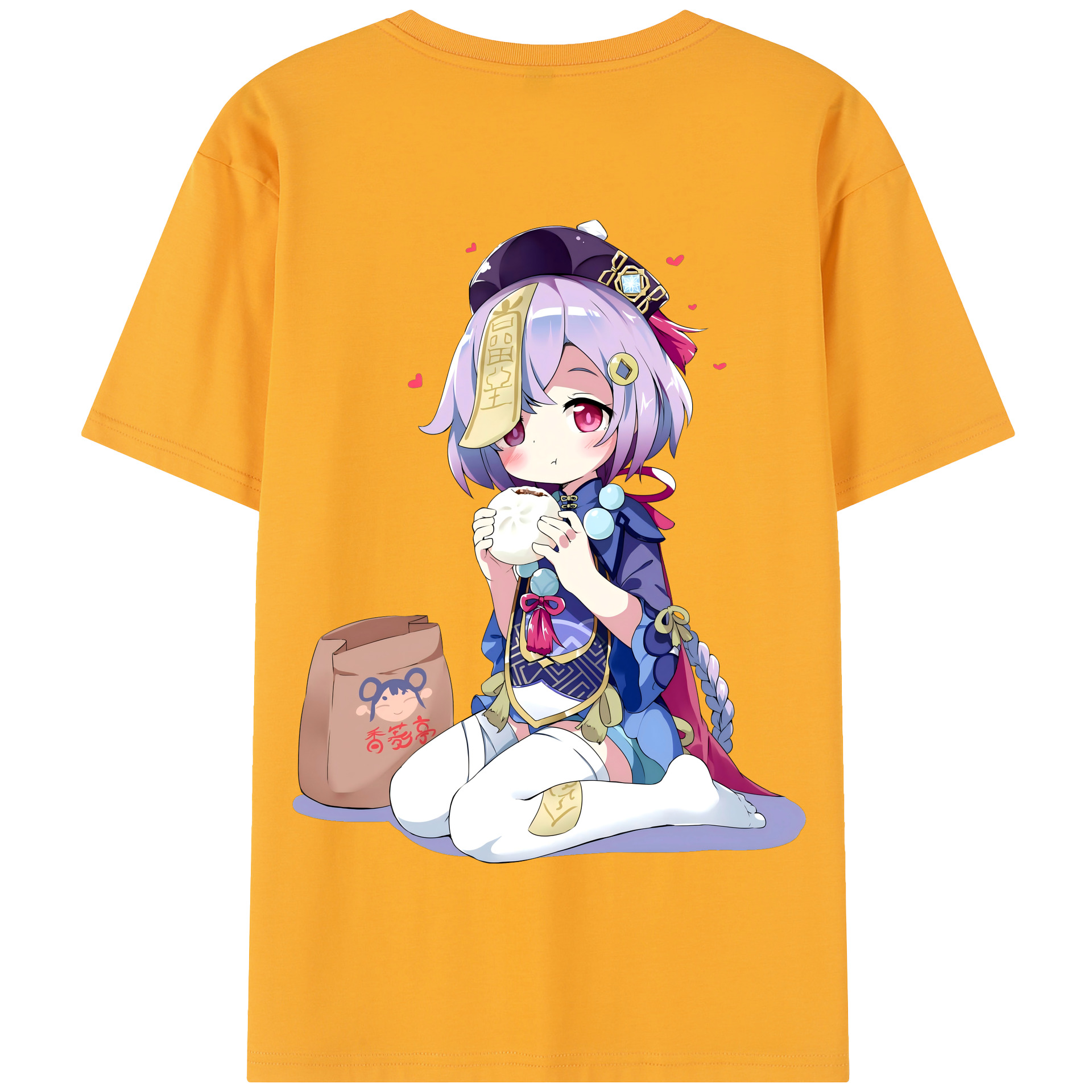 げんし神 七七 なな  genshin Nana 綿100％半袖Tシャツ（背面プリント）