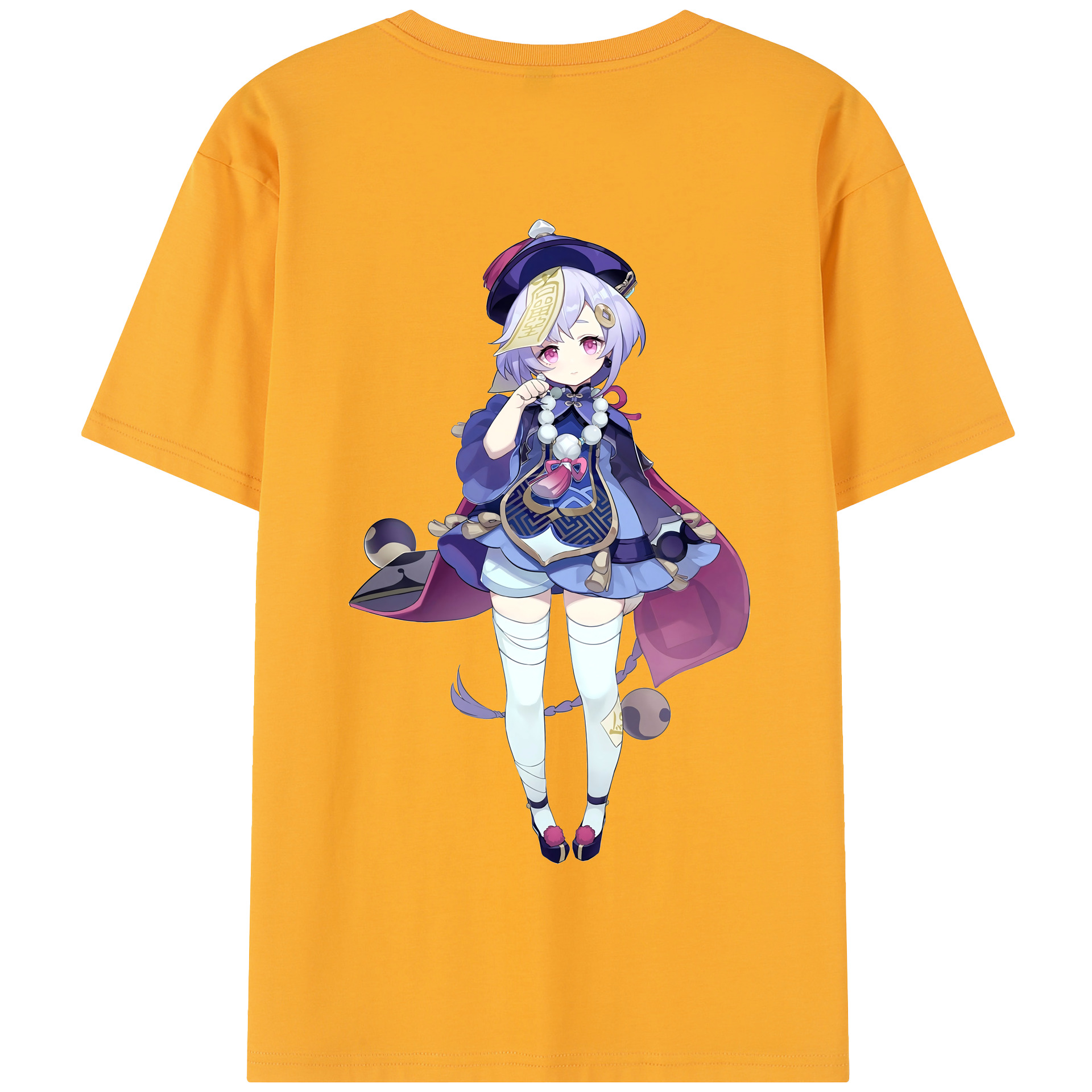 げんし神 七七 なな  genshin Nana 綿100％半袖Tシャツ（背面プリント）