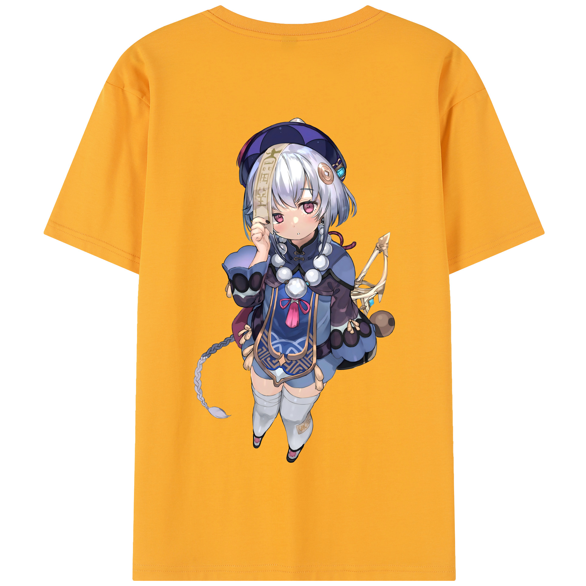 げんし神 七七 なな  genshin Nana 綿100％半袖Tシャツ（背面プリント）