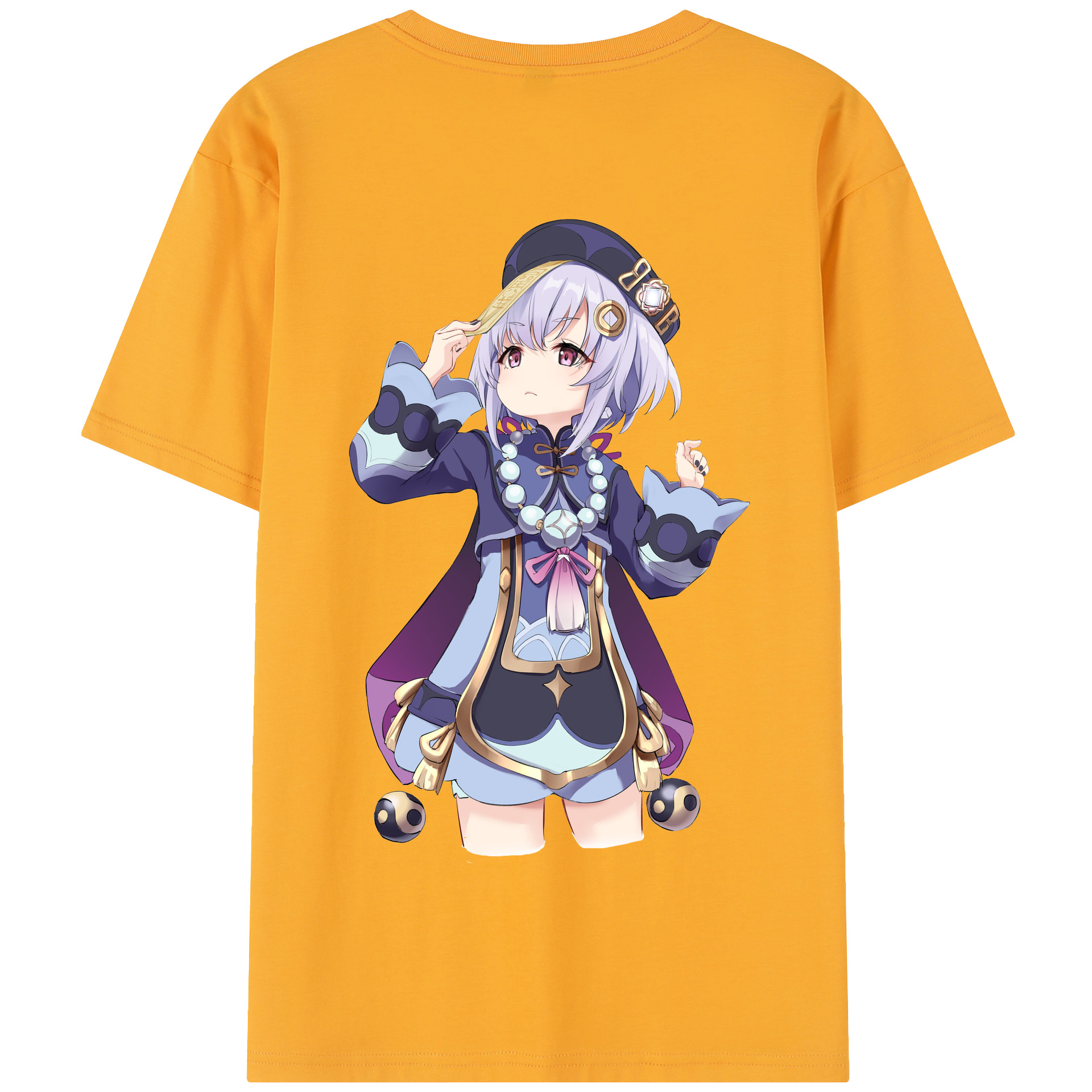 げんし神 七七 なな  genshin Nana 綿100％半袖Tシャツ（背面プリント）