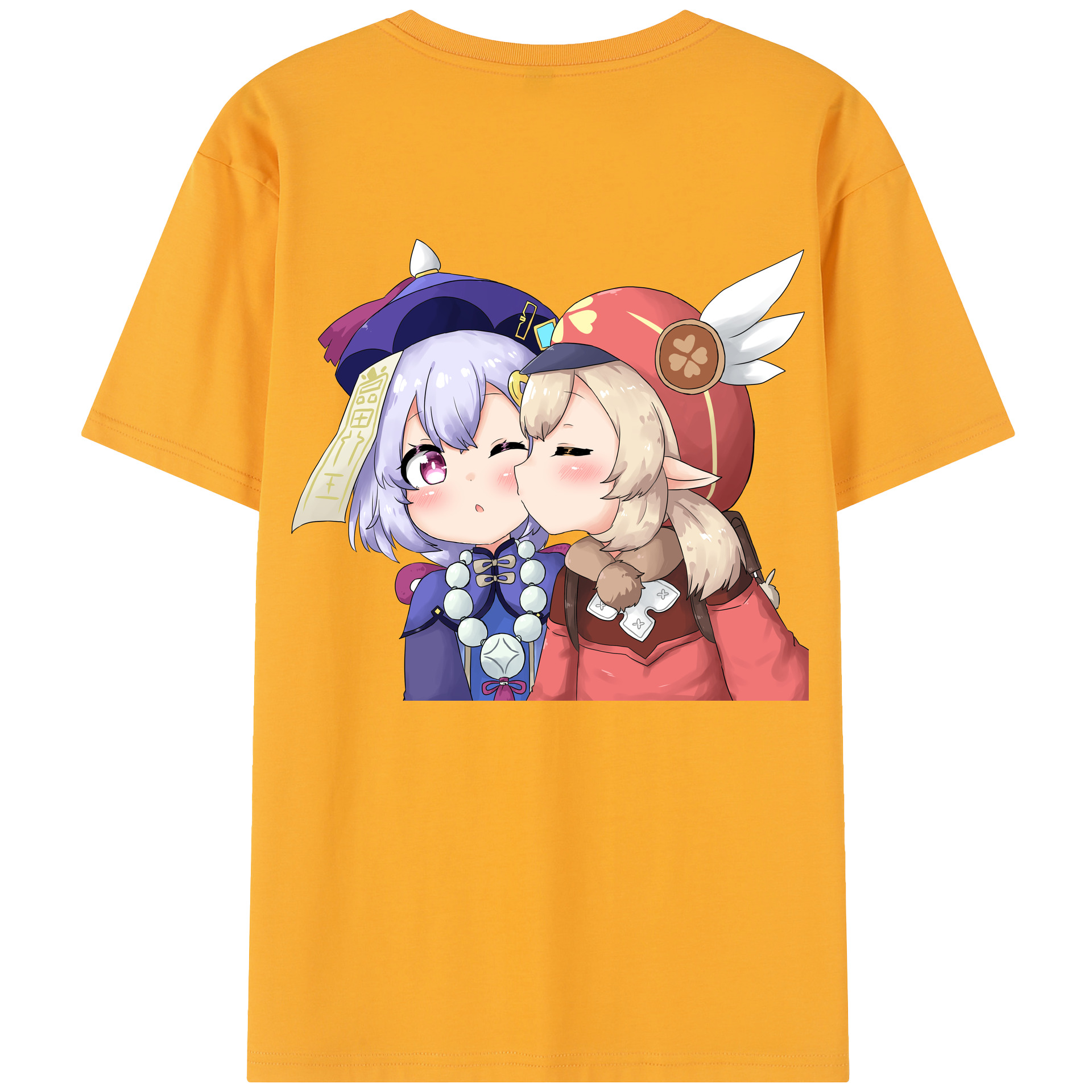 げんし神 七七 なな  genshin Nana 綿100％半袖Tシャツ（背面プリント）