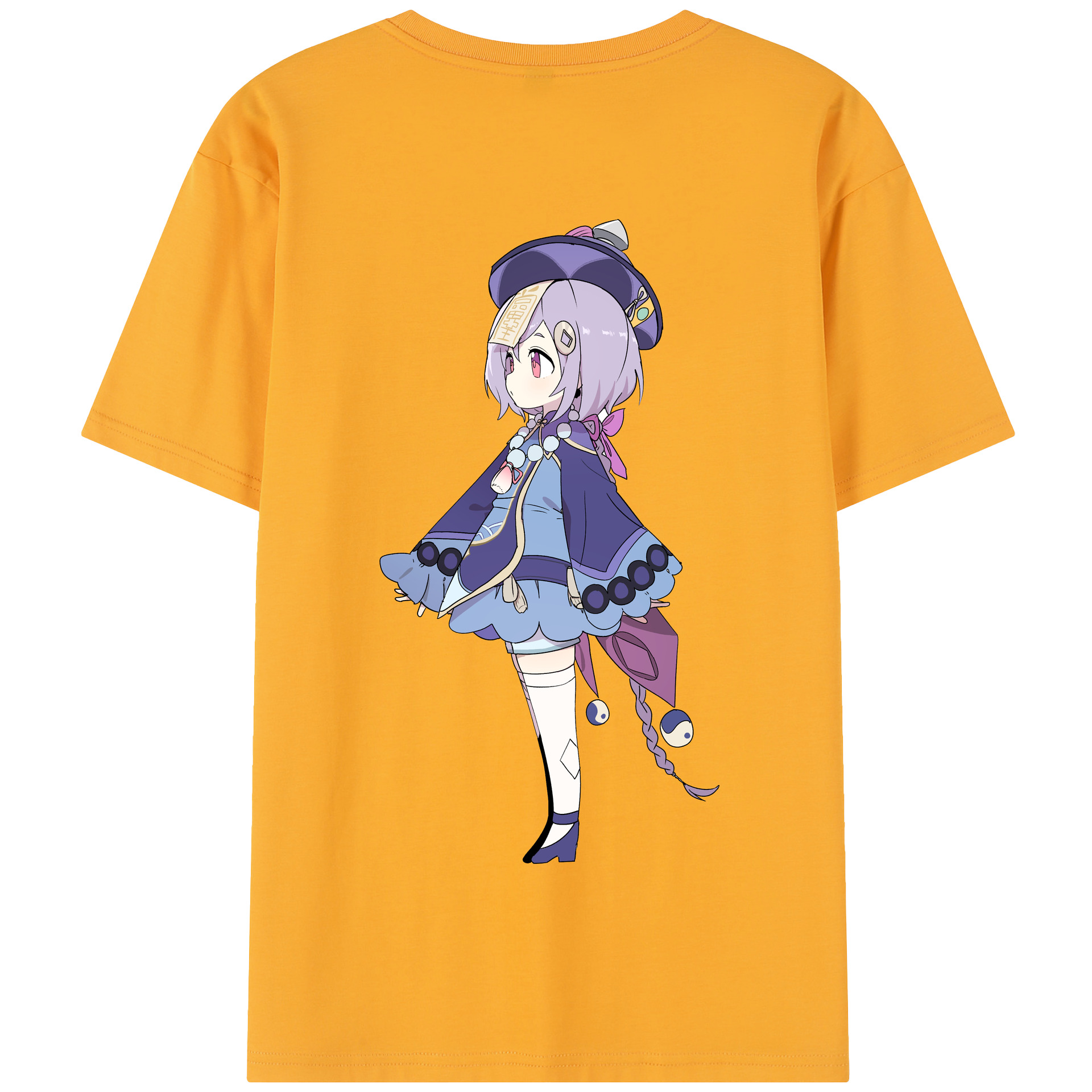 げんし神 七七 なな  genshin Nana 綿100％半袖Tシャツ（背面プリント）