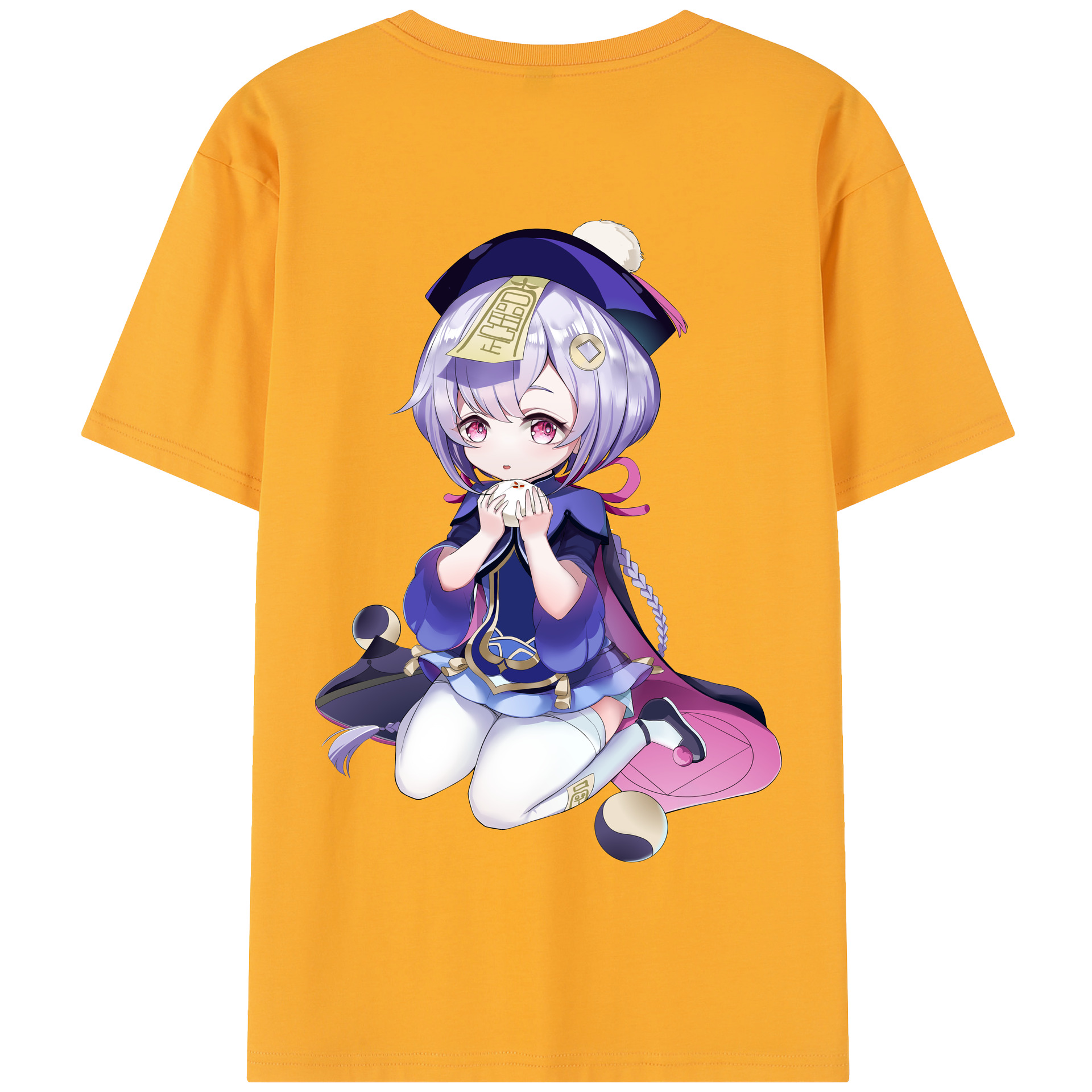 げんし神 七七 なな  genshin Nana 綿100％半袖Tシャツ（背面プリント）