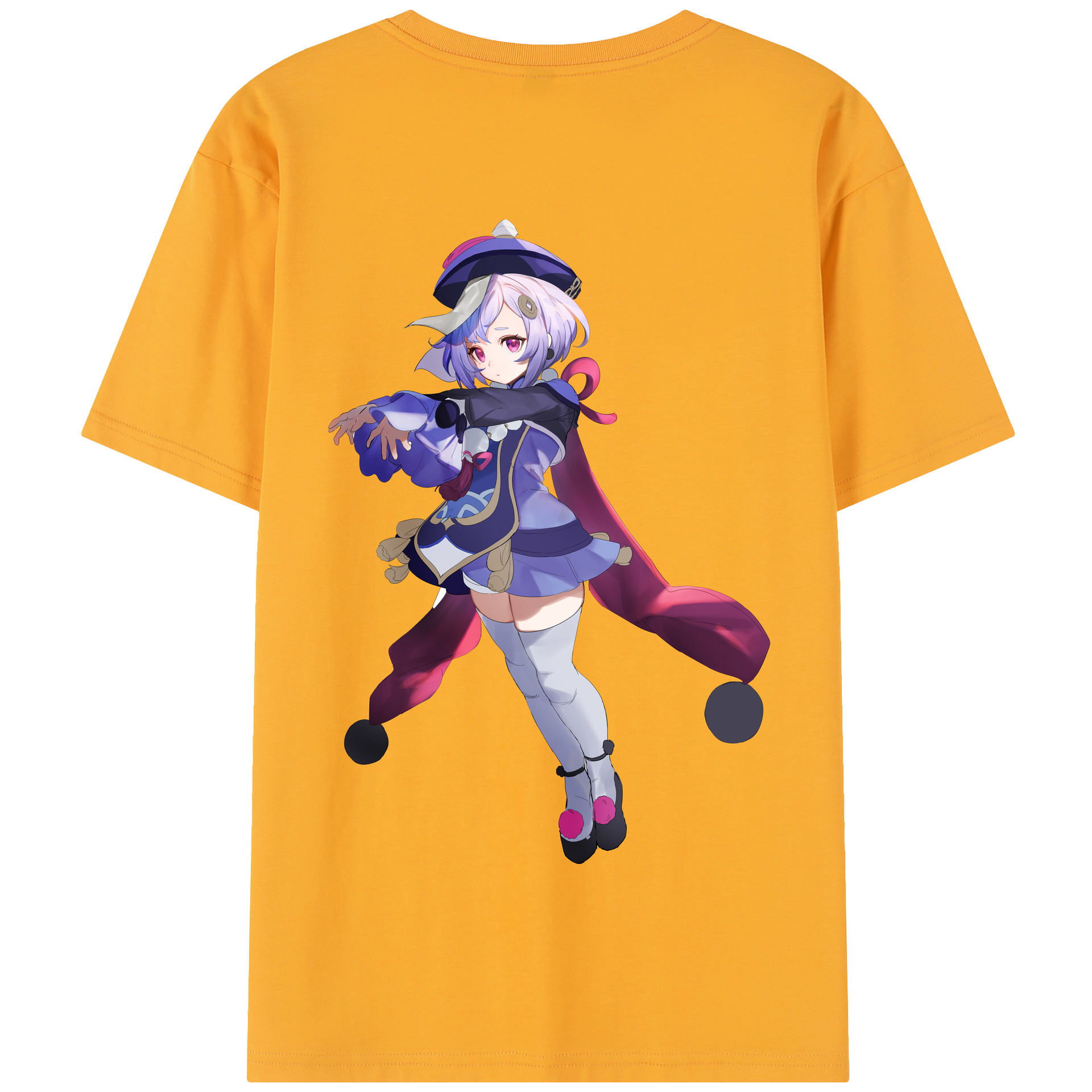 げんし神 七七 なな  genshin Nana 綿100％半袖Tシャツ（背面プリント）