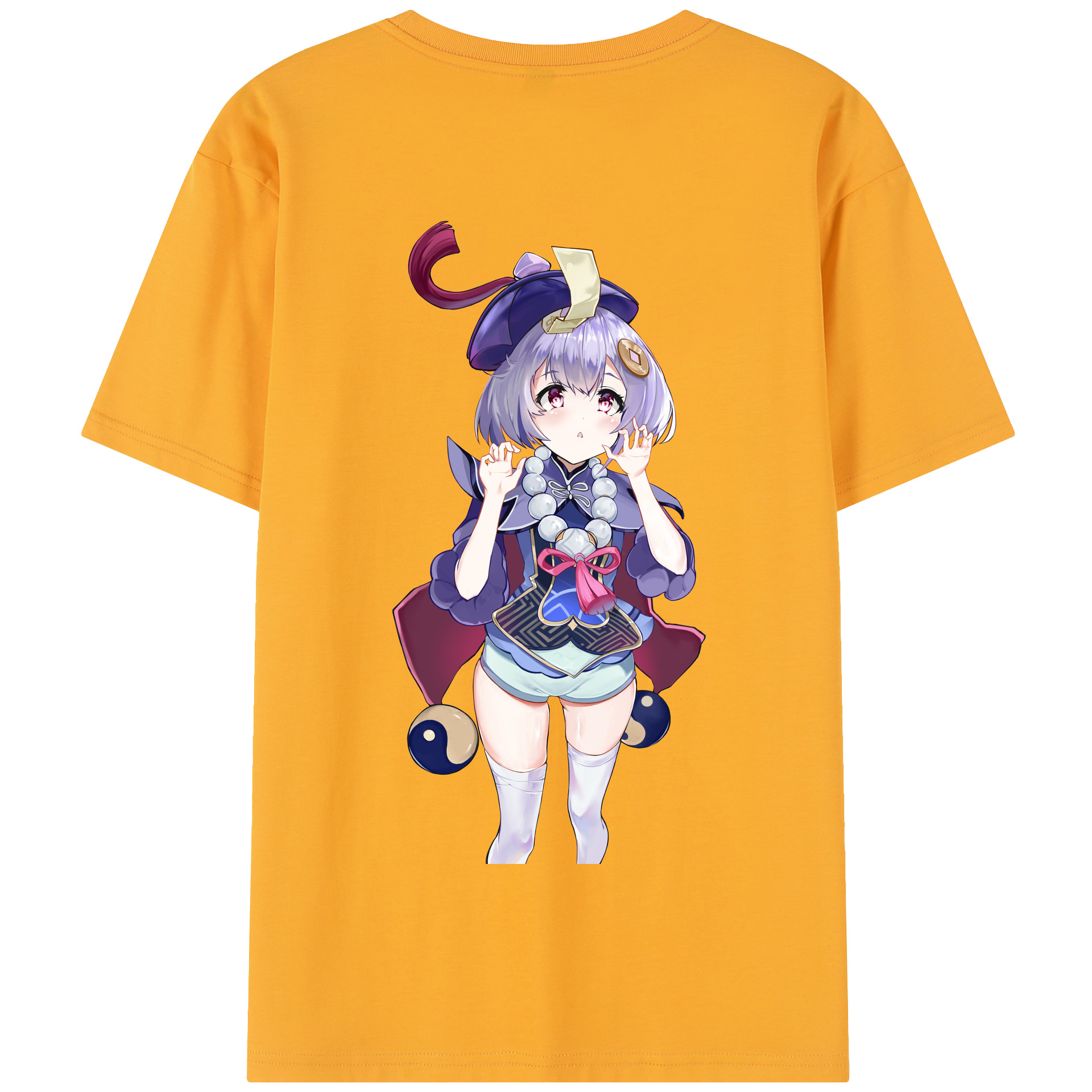 げんし神 七七 なな  genshin Nana 綿100％半袖Tシャツ（背面プリント）