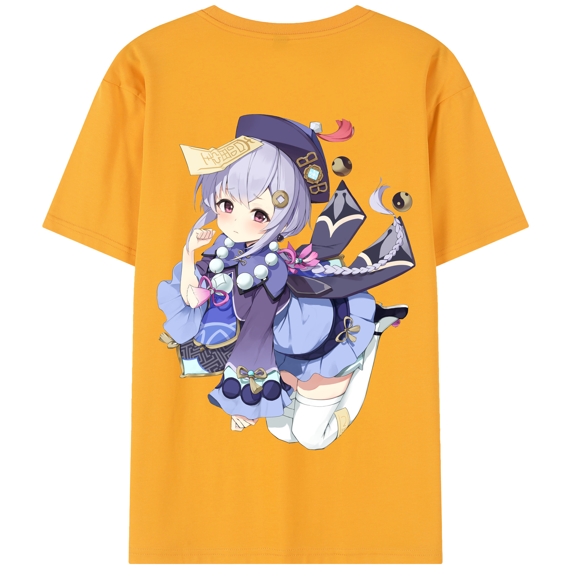 げんし神 七七 なな  genshin Nana 綿100％半袖Tシャツ（背面プリント）