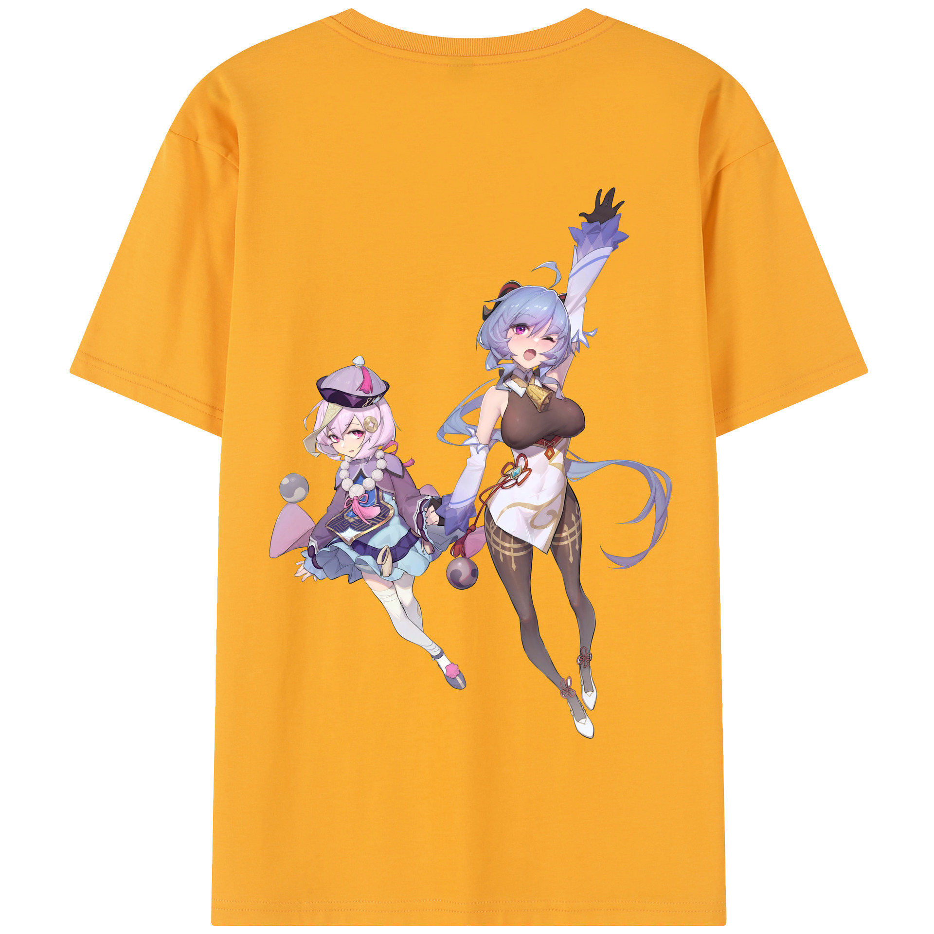 げんし神 七七 なな  genshin Nana 綿100％半袖Tシャツ（背面プリント）