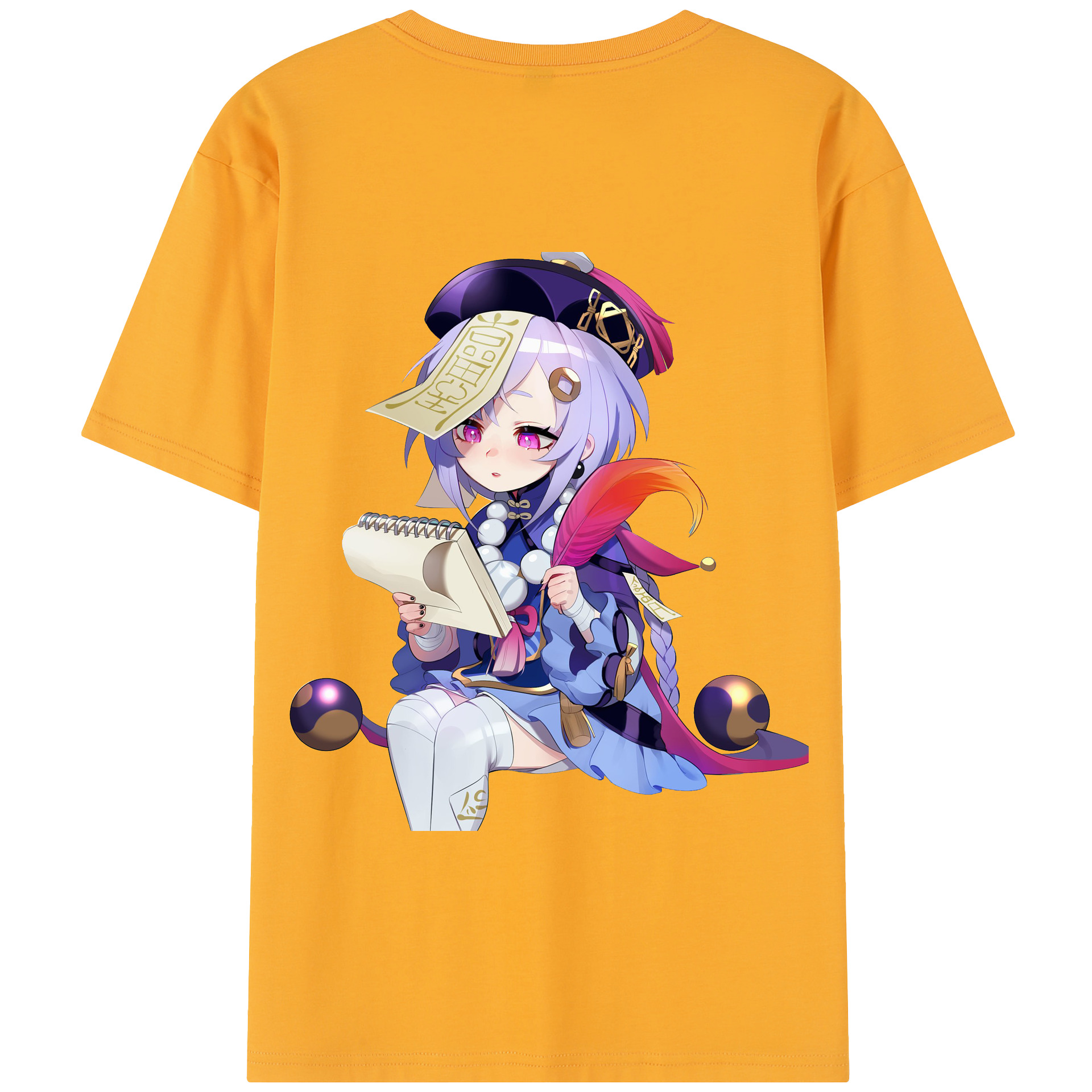 げんし神 七七 なな  genshin Nana 綿100％半袖Tシャツ（背面プリント）