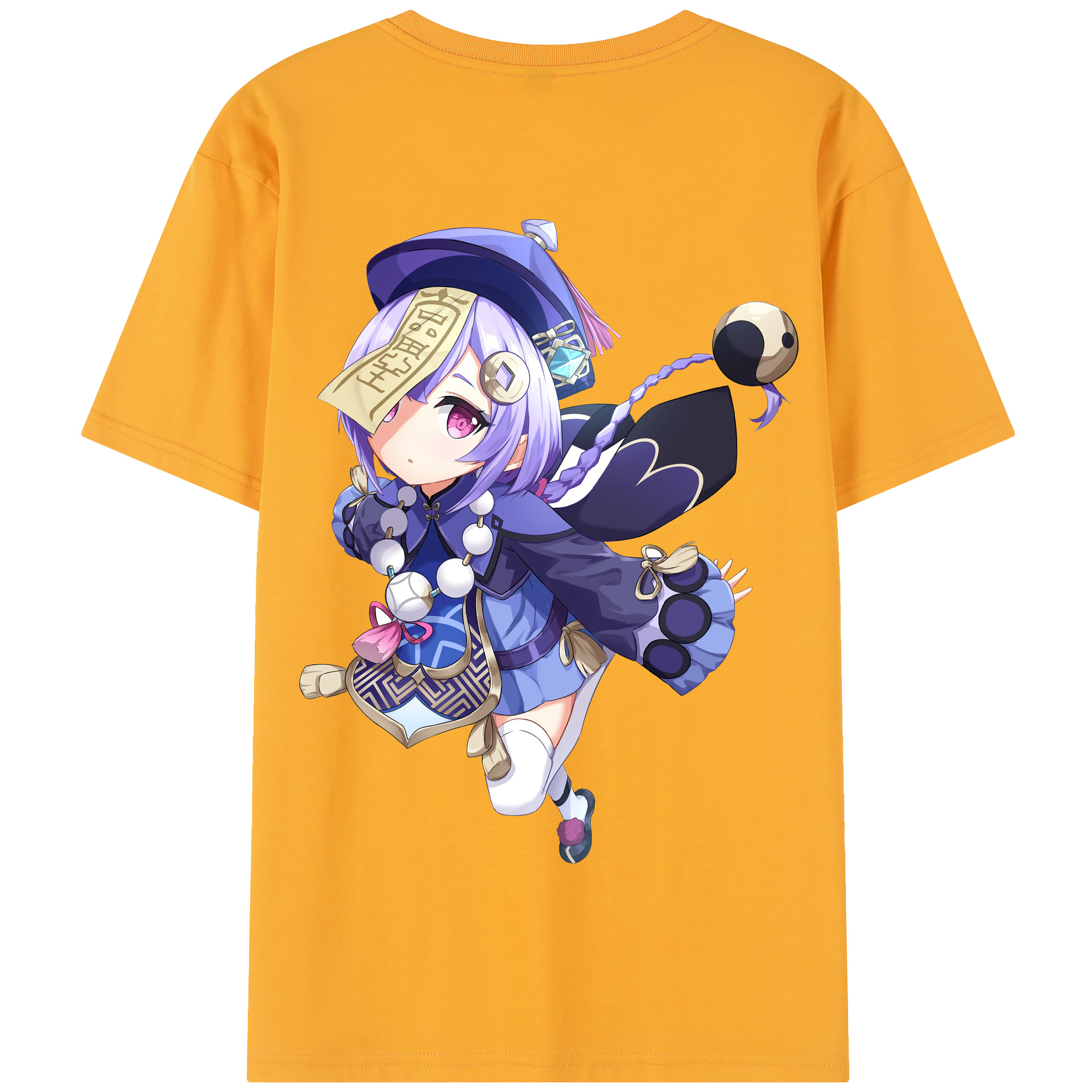 げんし神 七七 なな  genshin Nana 綿100％半袖Tシャツ（背面プリント）