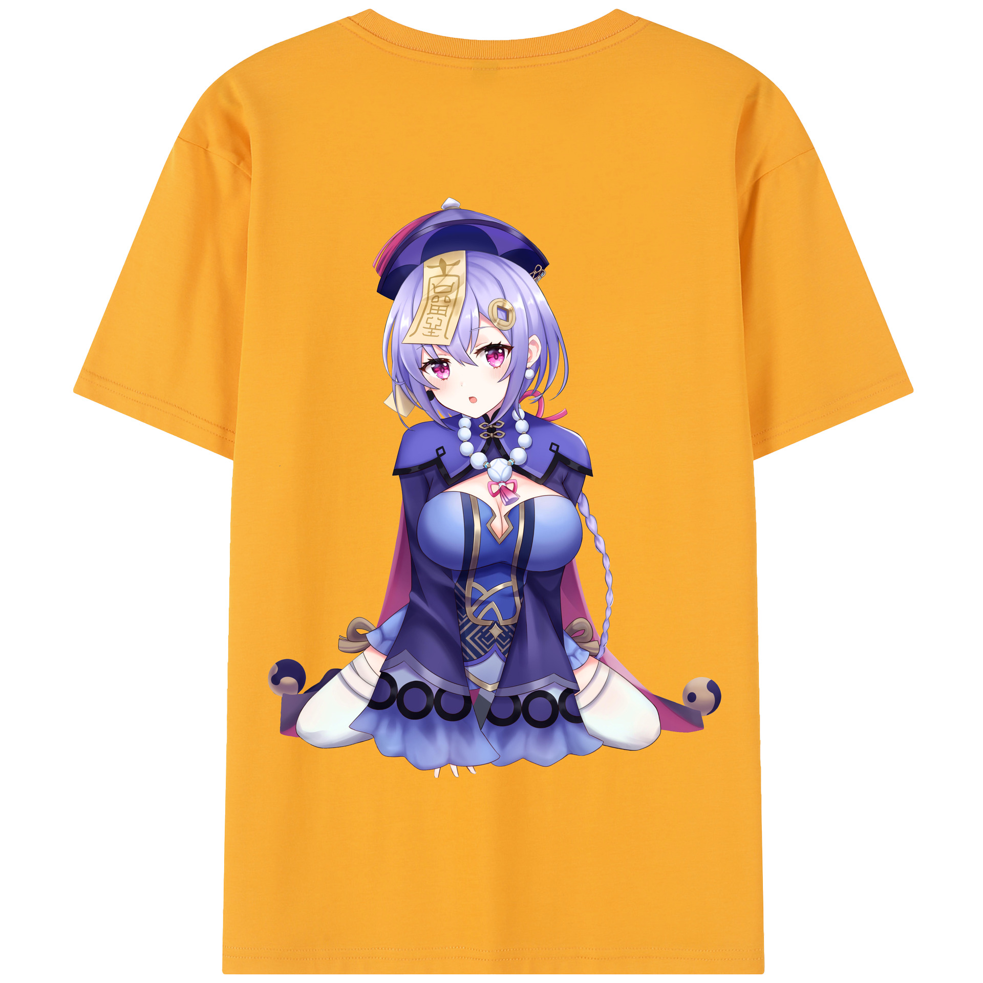 げんし神 七七 なな  genshin Nana 綿100％半袖Tシャツ（背面プリント）