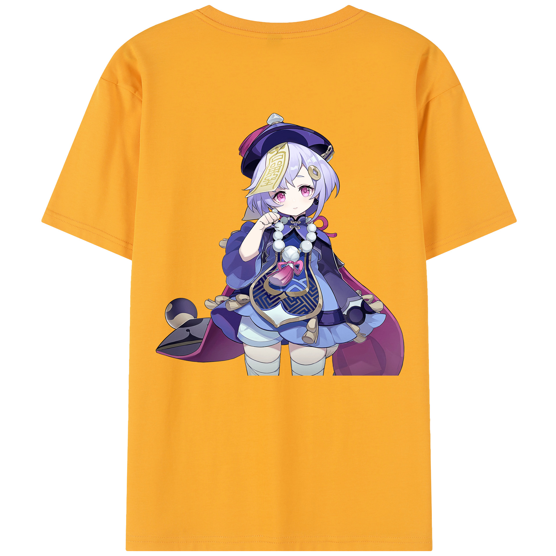 げんし神 七七 なな  genshin Nana 綿100％半袖Tシャツ（背面プリント）