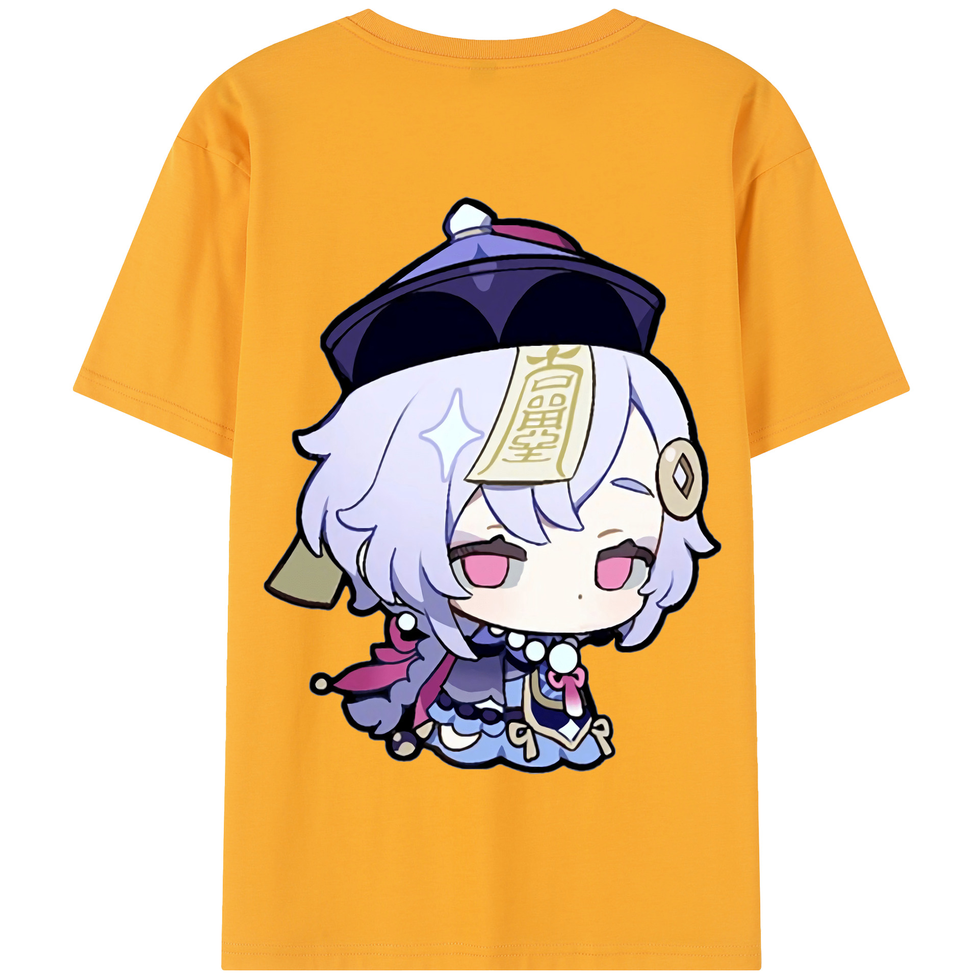 げんし神 七七 なな  genshin Nana 綿100％半袖Tシャツ（背面プリント）