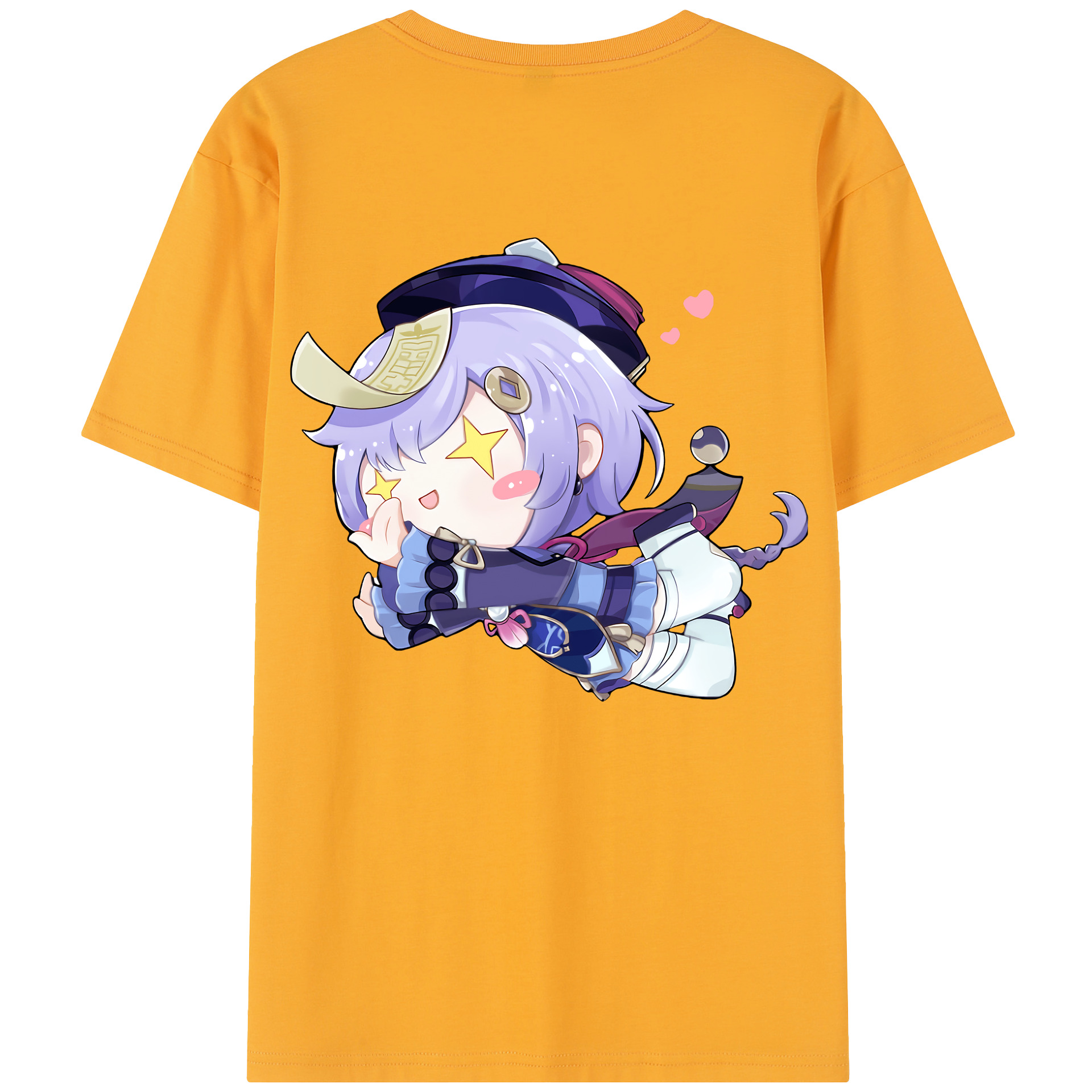 げんし神 七七 なな  genshin Nana 綿100％半袖Tシャツ（背面プリント）