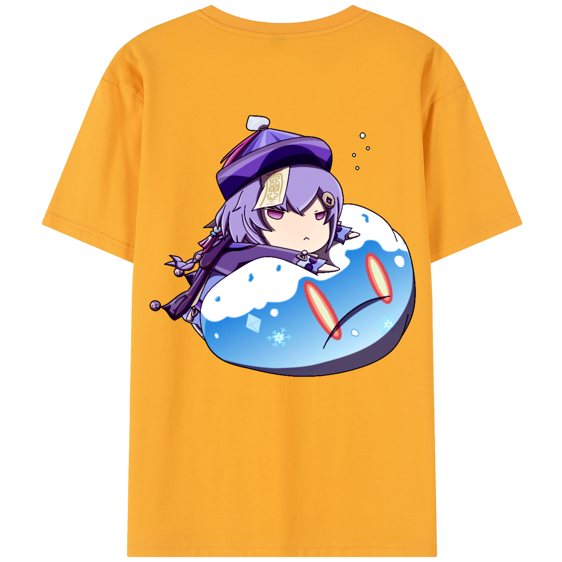 げんし神 七七 なな  genshin Nana 綿100％半袖Tシャツ（背面プリント）