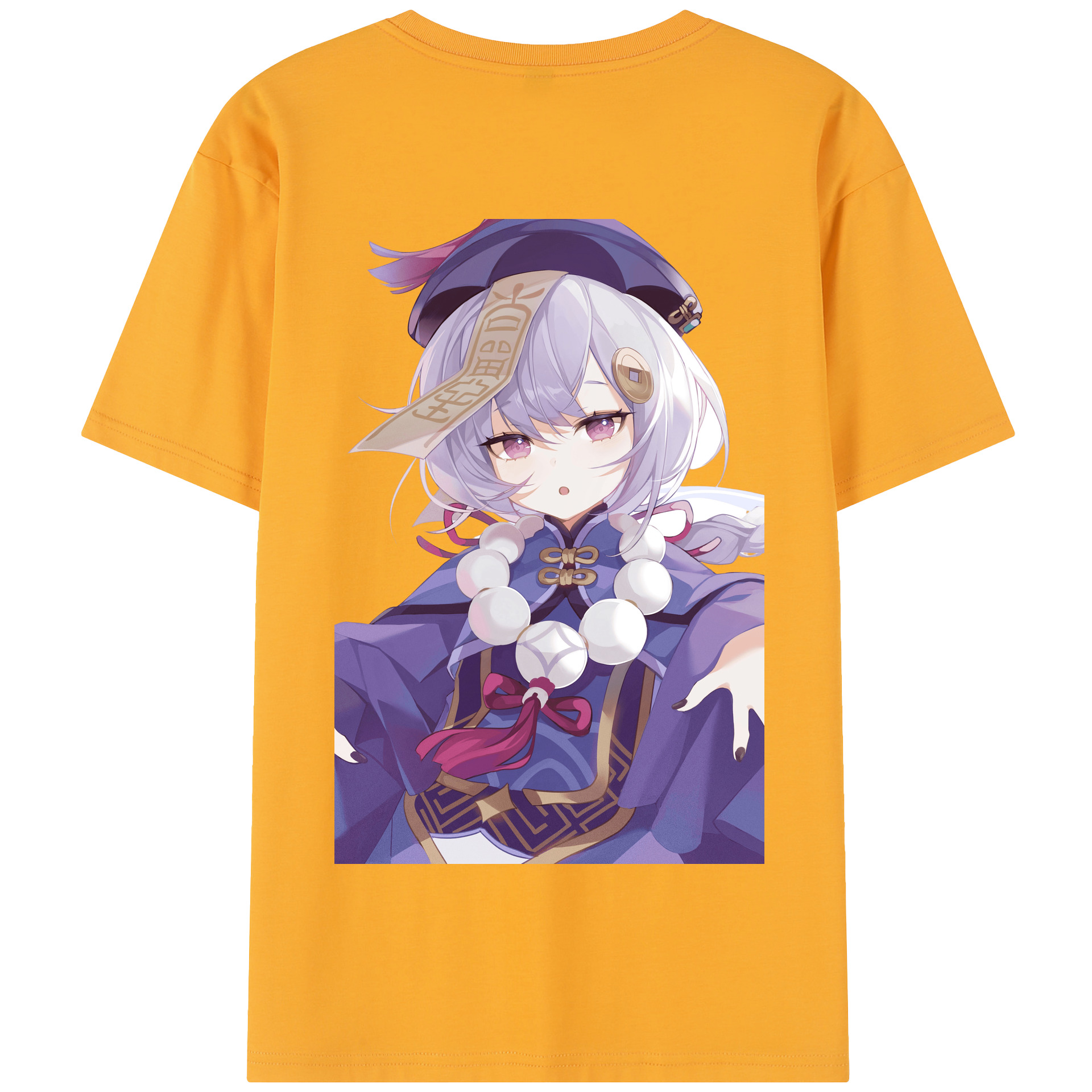 げんし神 七七 なな  genshin Nana 綿100％半袖Tシャツ（背面プリント）