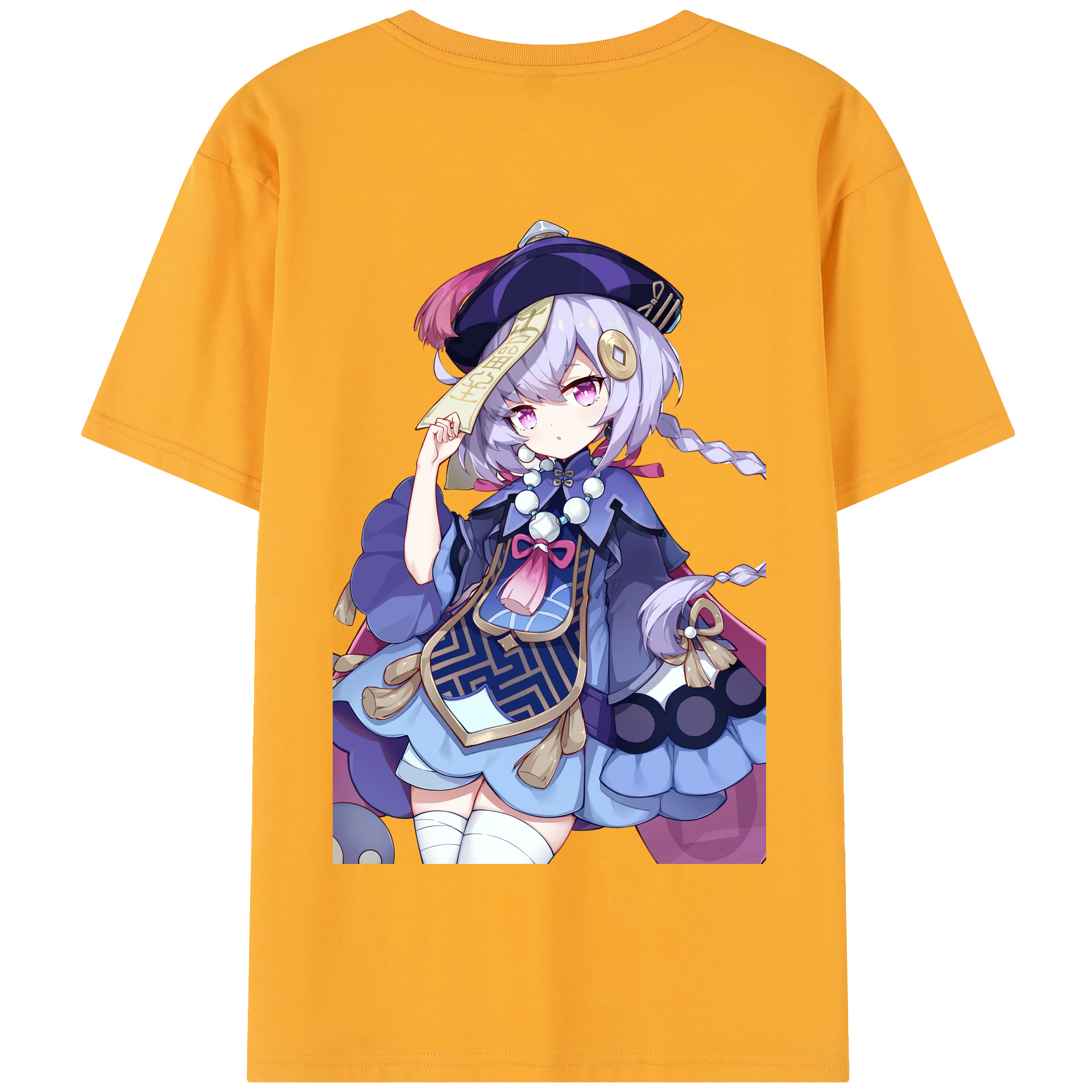 げんし神 七七 なな  genshin Nana 綿100％半袖Tシャツ（背面プリント）