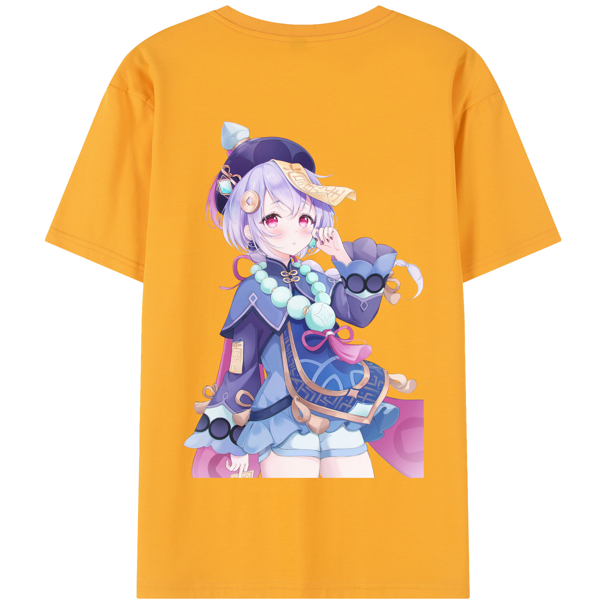 げんし神 七七 なな  genshin Nana 綿100％半袖Tシャツ（背面プリント）