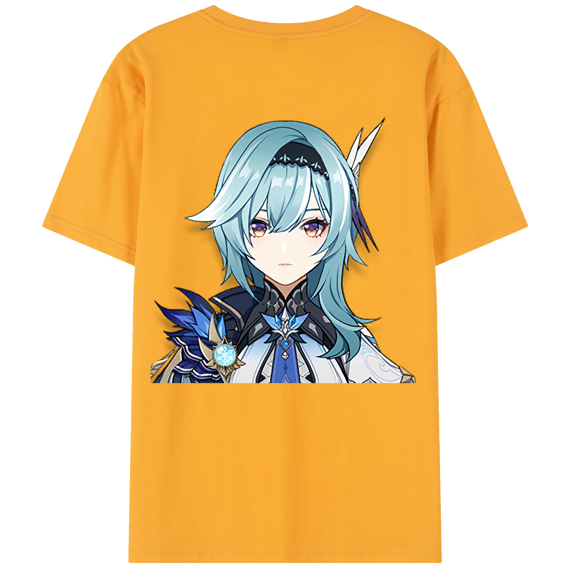 げんし神 优菈 ゆうら genshin Yūra 綿100％半袖Tシャツ（背面プリント）