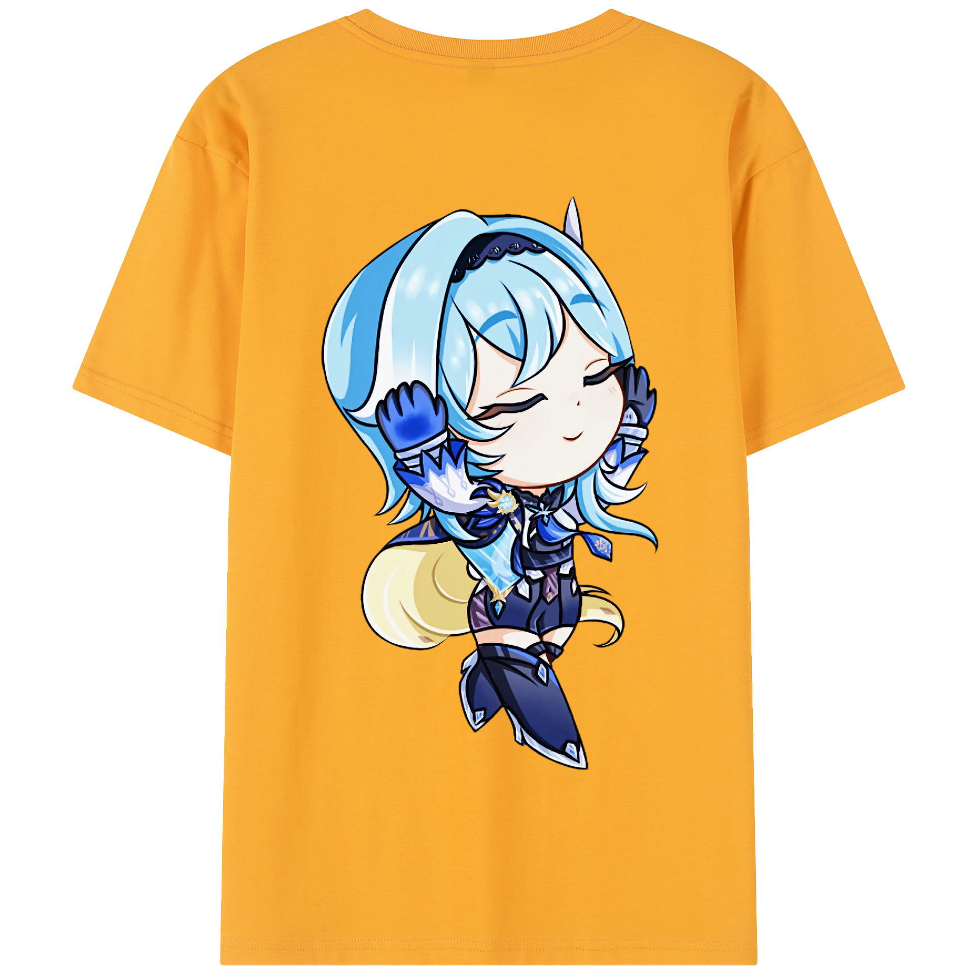 げんし神 优菈 ゆうら genshin Yūra 綿100％半袖Tシャツ（背面プリント）