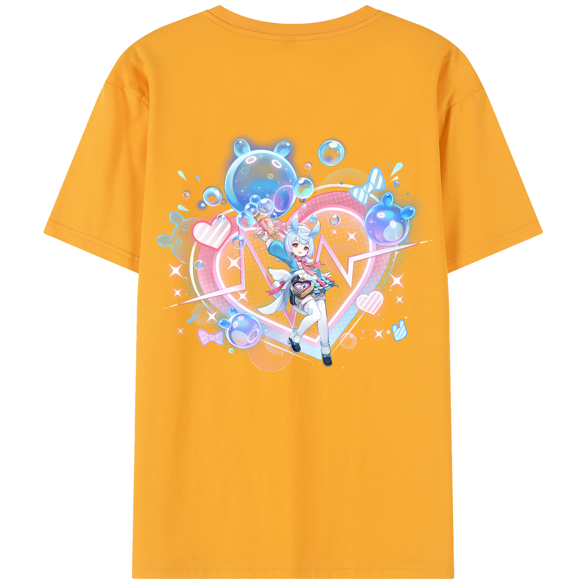 げんし神 シゲウィン genshin Shigewin 綿100％半袖Tシャツ（背面プリント）