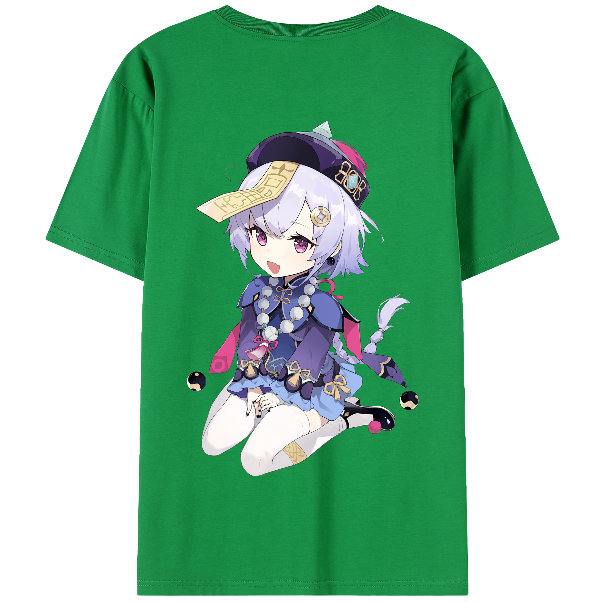 げんし神 七七 なな  genshin Nana 綿100％半袖Tシャツ（背面プリント）