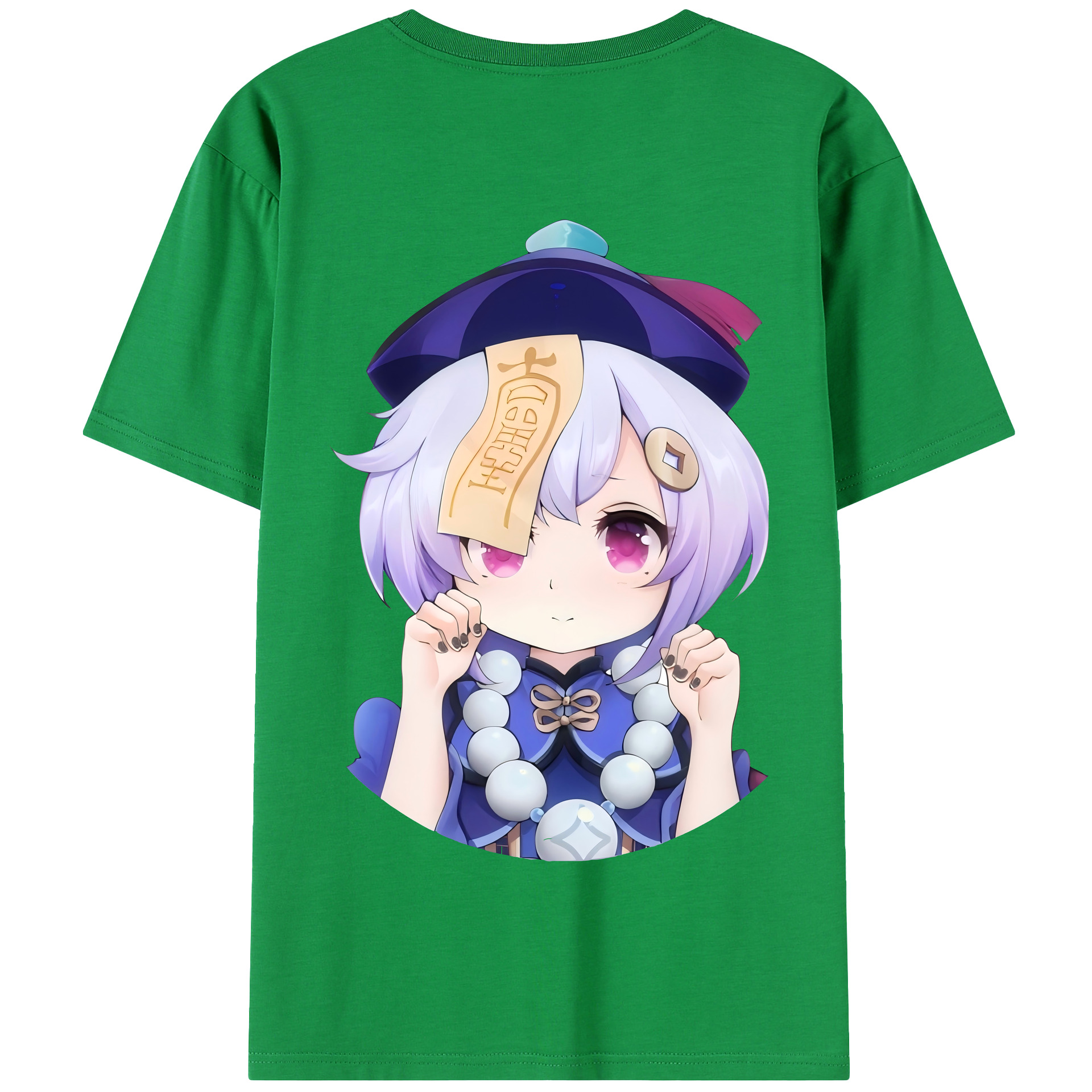 げんし神 七七 なな  genshin Nana 綿100％半袖Tシャツ（背面プリント）