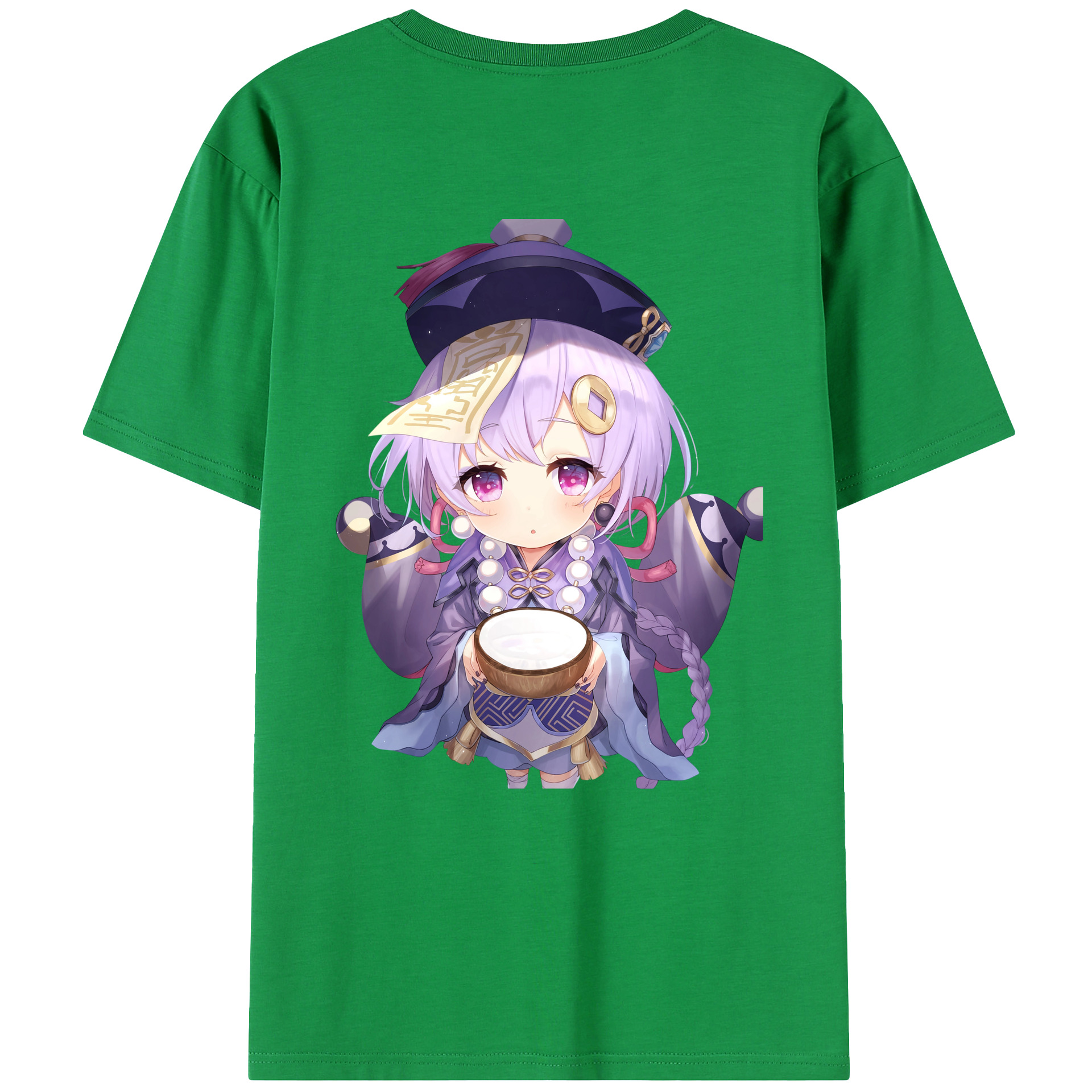 げんし神 七七 なな  genshin Nana 綿100％半袖Tシャツ（背面プリント）