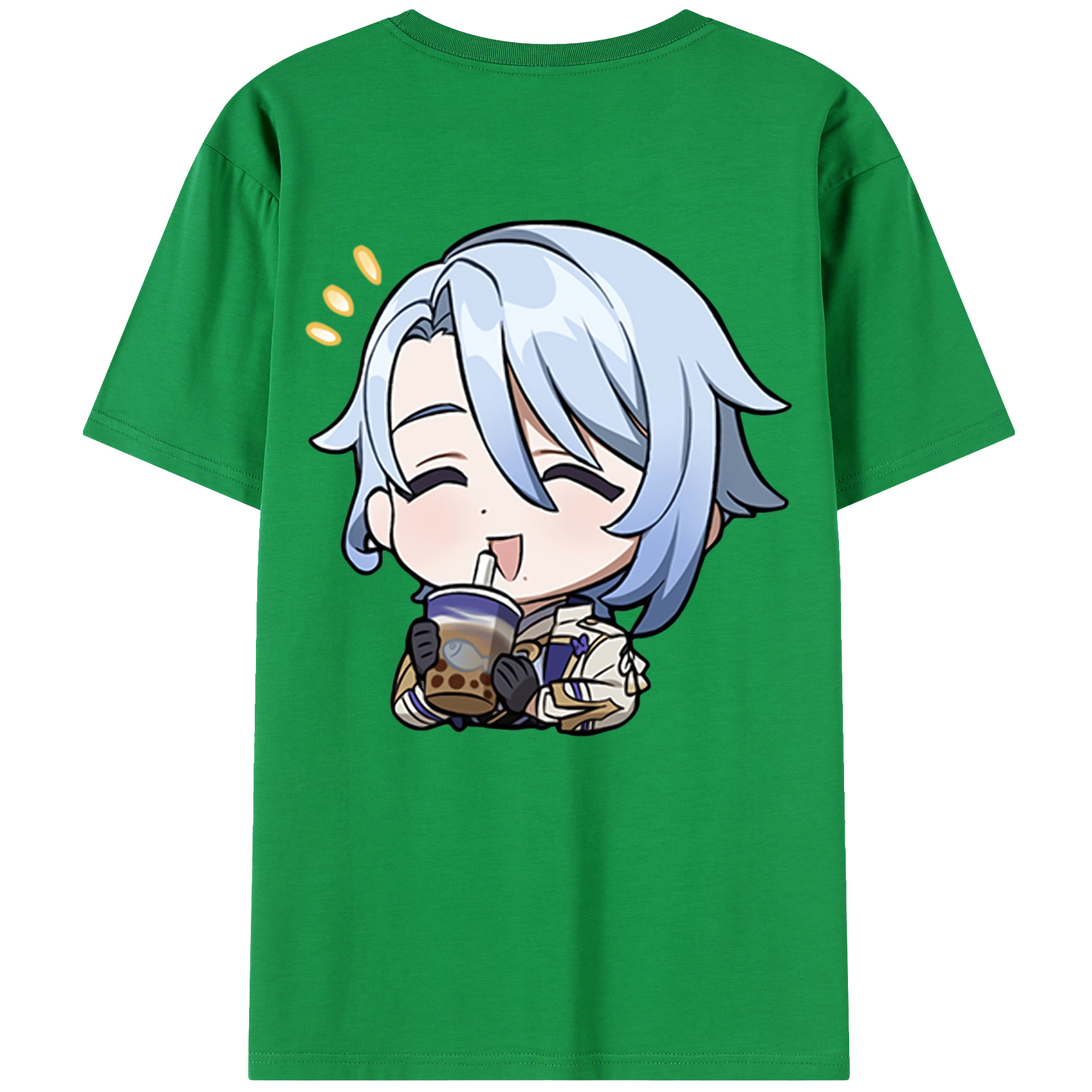 げんし神 神里綾人 かみさとあやと genshin Kamisato Ayato 綿100％半袖Tシャツ（背面プリント）