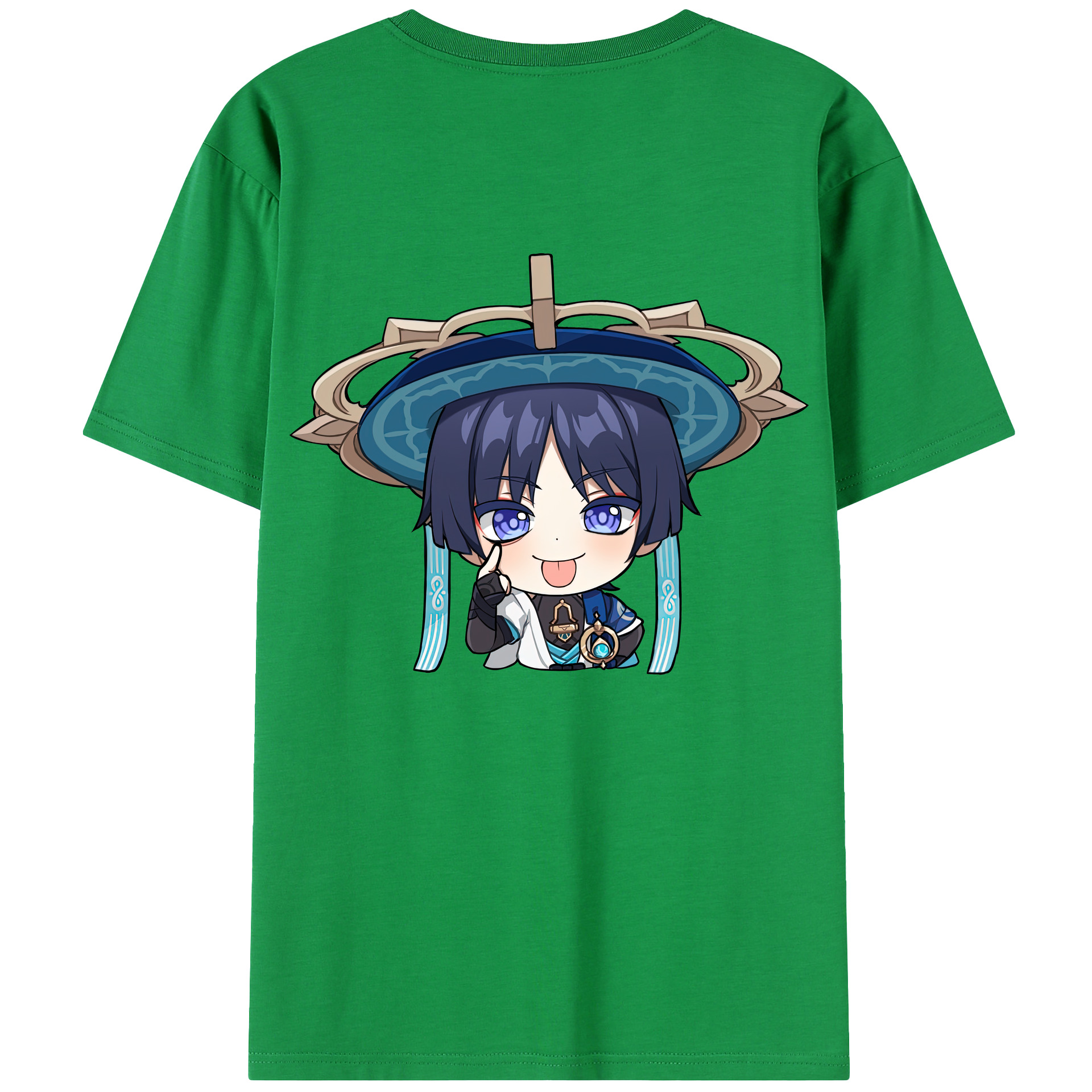 げんし神 さんペい genshin Sanpei 綿100％半袖Tシャツ（背面プリント）