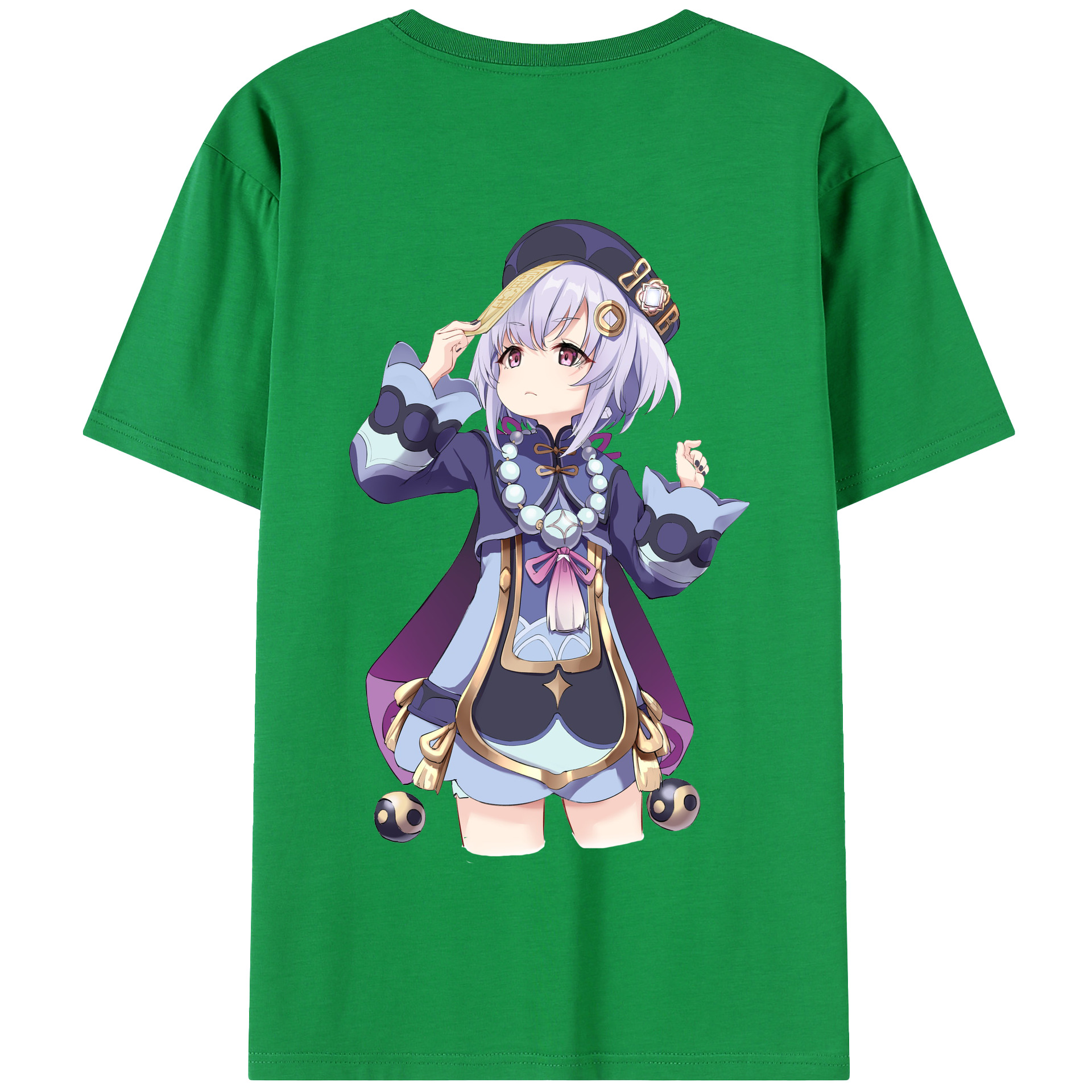 げんし神 七七 なな  genshin Nana 綿100％半袖Tシャツ（背面プリント）