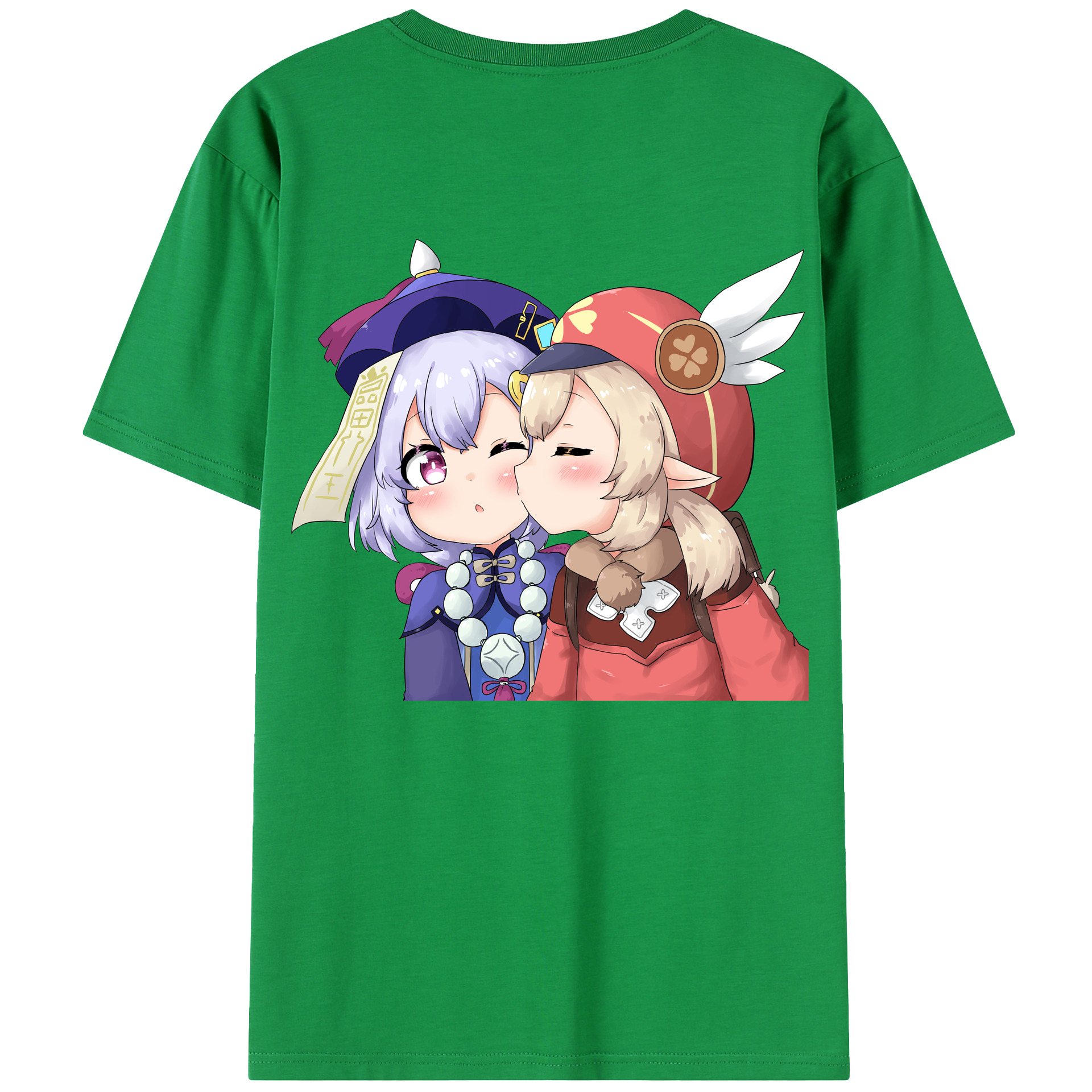 げんし神 七七 なな  genshin Nana 綿100％半袖Tシャツ（背面プリント）