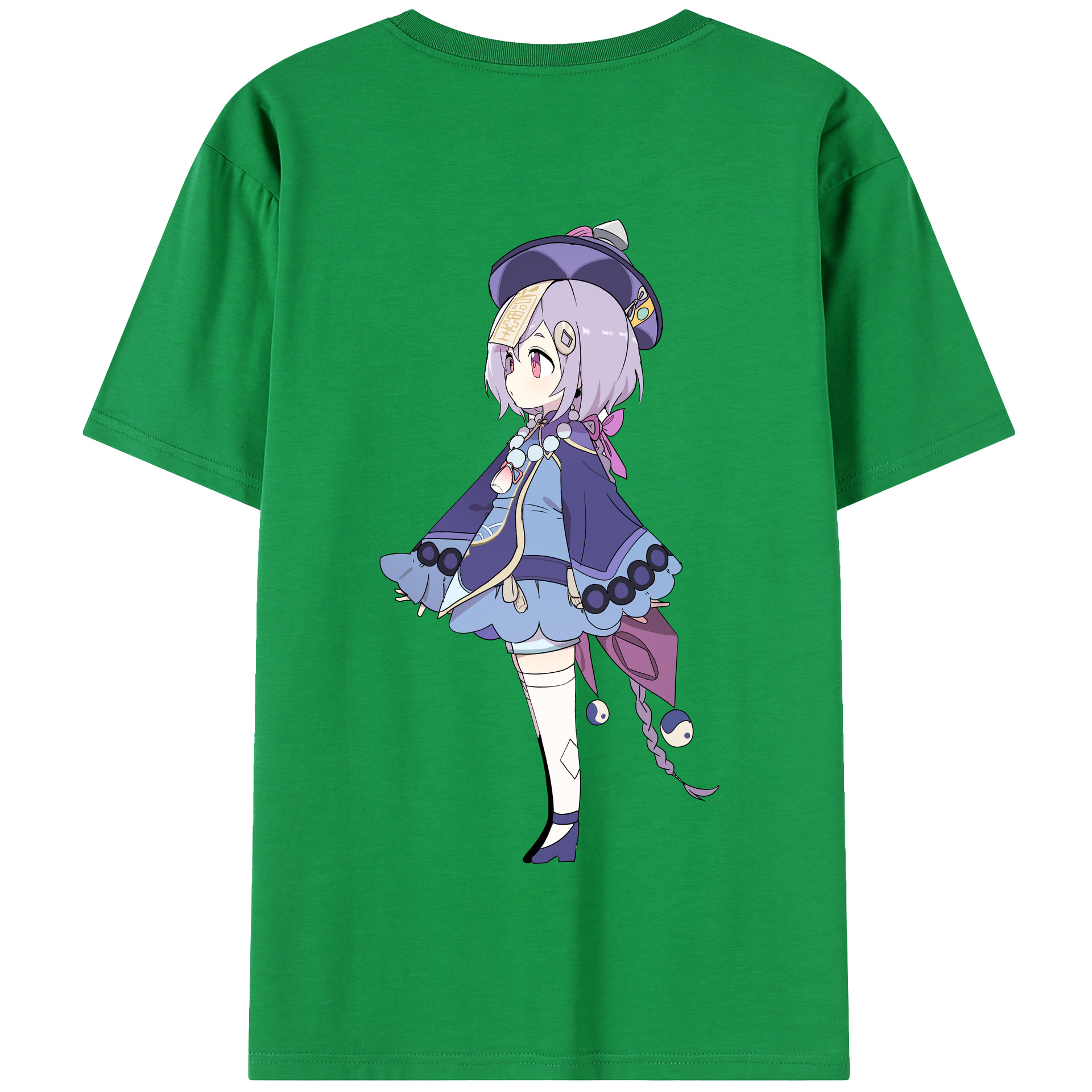 げんし神 七七 なな  genshin Nana 綿100％半袖Tシャツ（背面プリント）