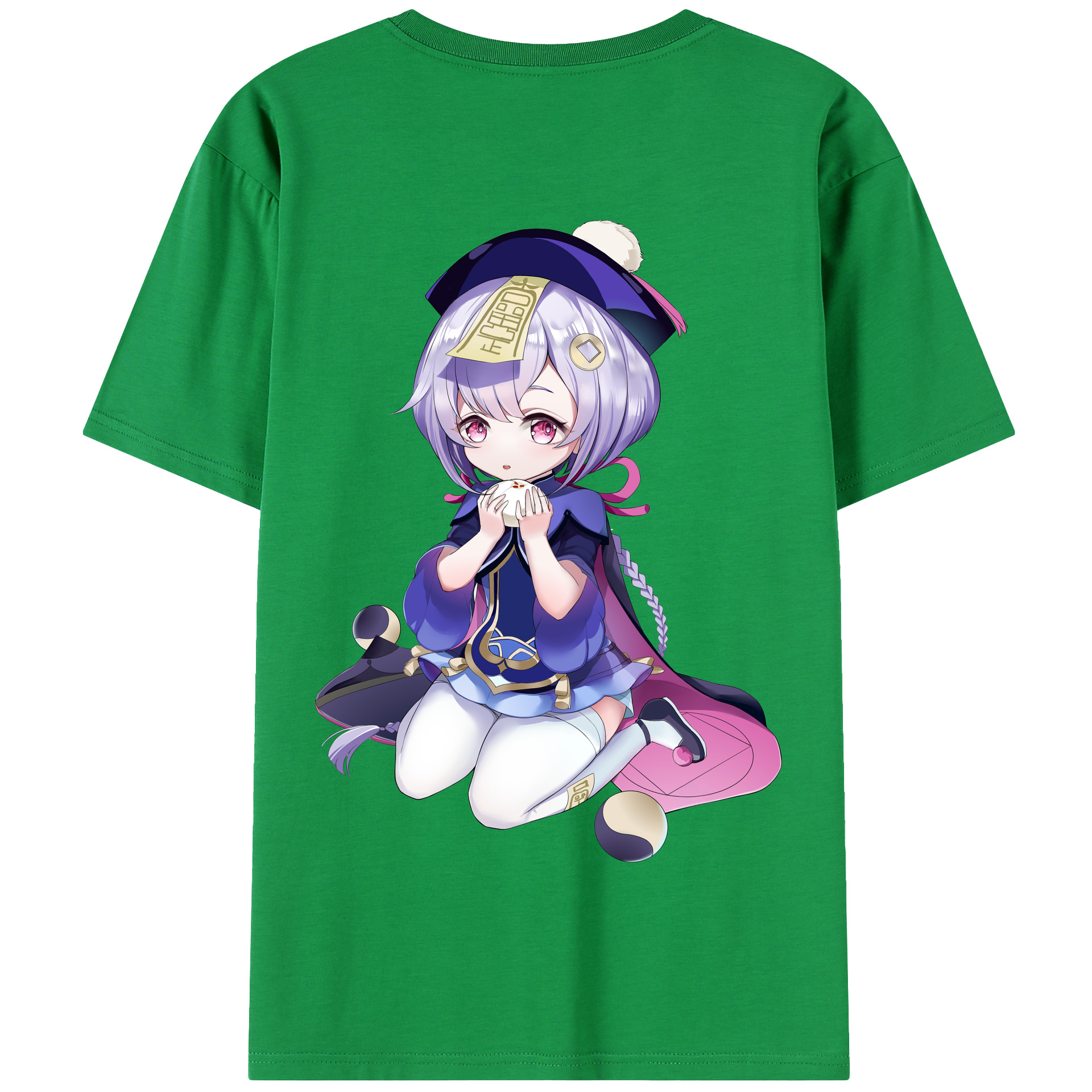 げんし神 七七 なな  genshin Nana 綿100％半袖Tシャツ（背面プリント）