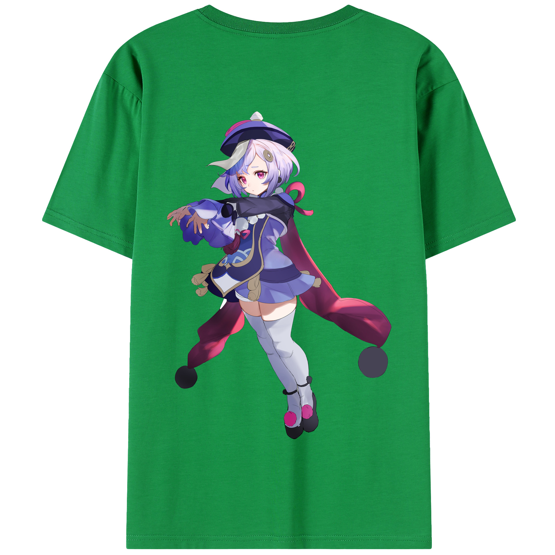 げんし神 七七 なな  genshin Nana 綿100％半袖Tシャツ（背面プリント）