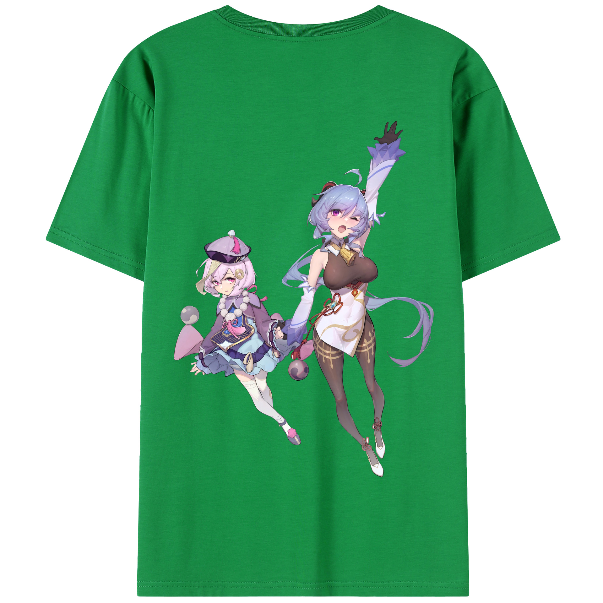 げんし神 七七 なな  genshin Nana 綿100％半袖Tシャツ（背面プリント）