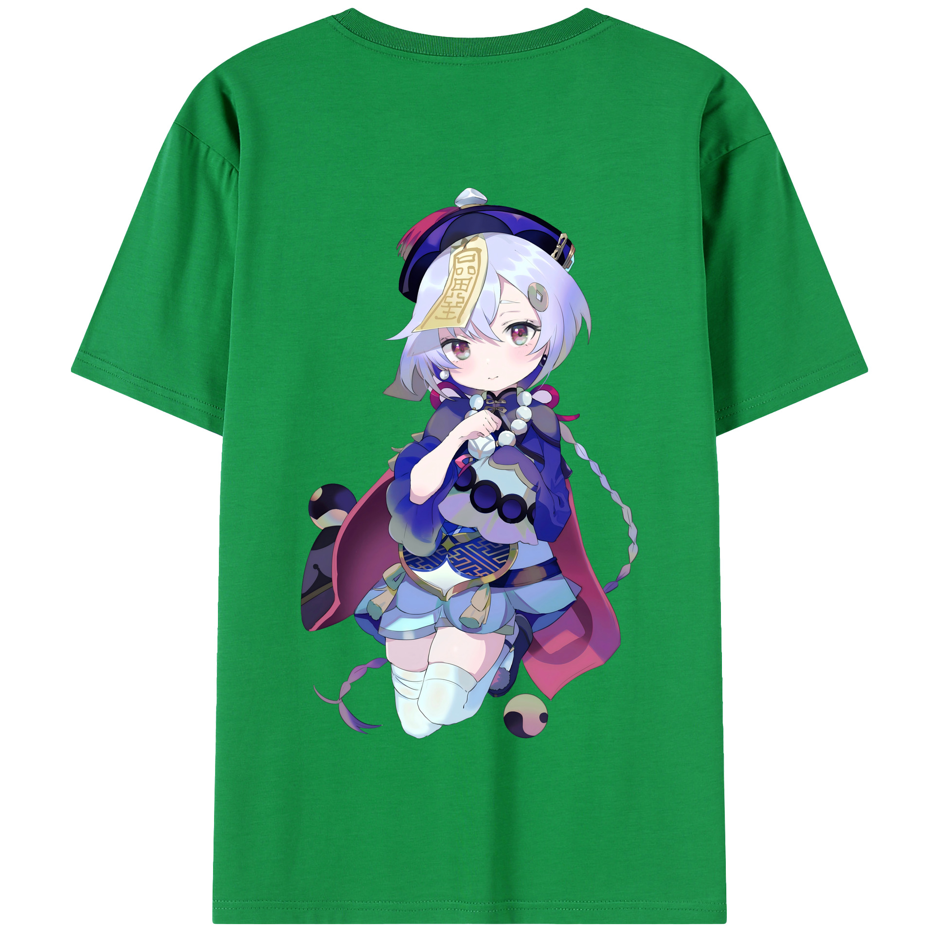 げんし神 七七 なな  genshin Nana 綿100％半袖Tシャツ（背面プリント）