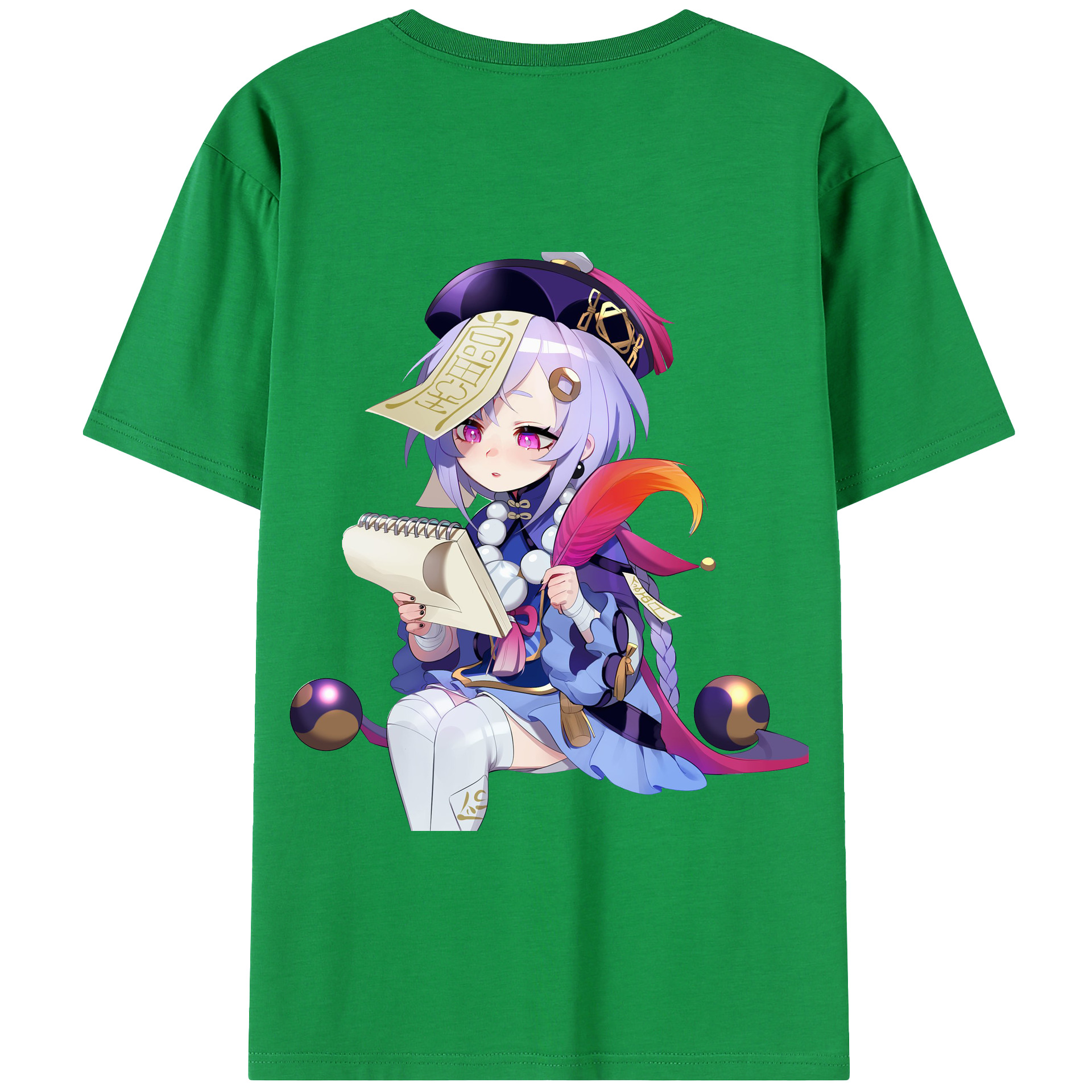げんし神 七七 なな  genshin Nana 綿100％半袖Tシャツ（背面プリント）