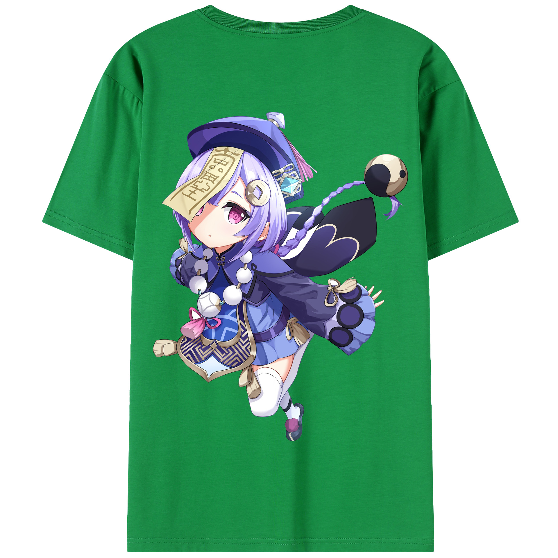 げんし神 七七 なな  genshin Nana 綿100％半袖Tシャツ（背面プリント）