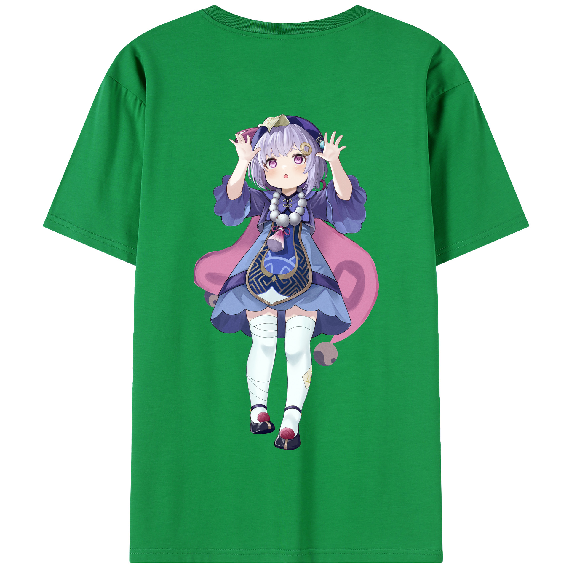 げんし神 七七 なな  genshin Nana 綿100％半袖Tシャツ（背面プリント）