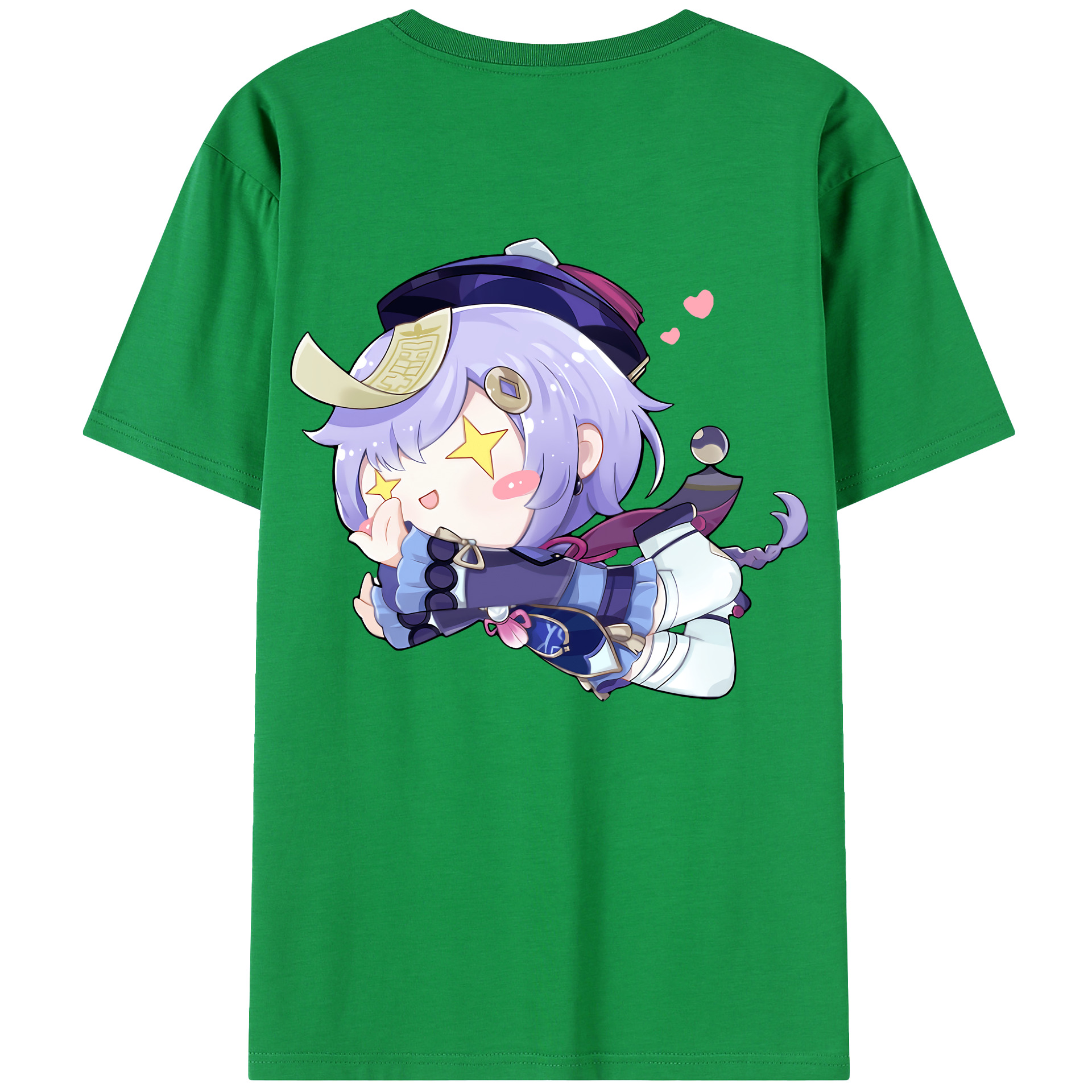 げんし神 七七 なな  genshin Nana 綿100％半袖Tシャツ（背面プリント）