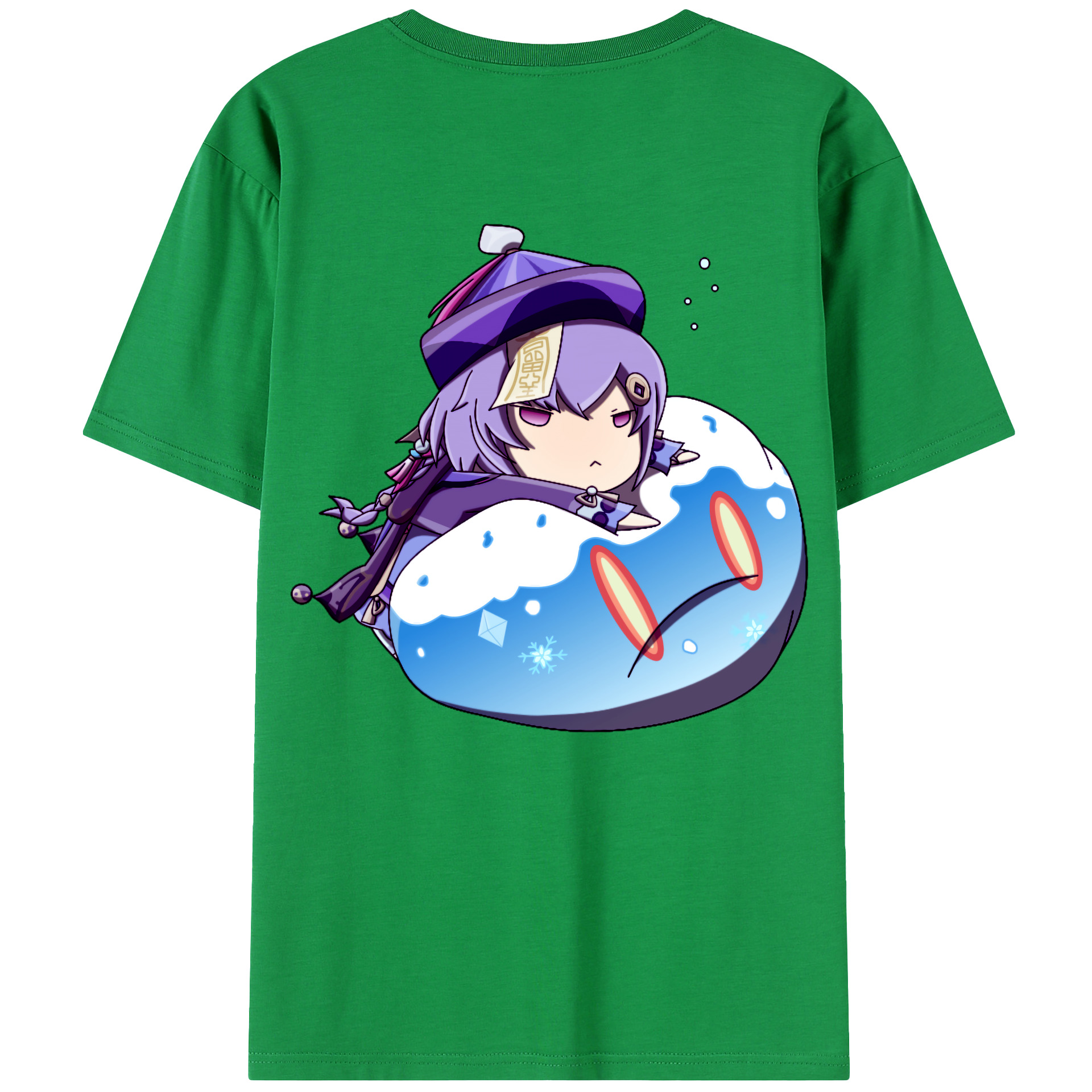 げんし神 七七 なな  genshin Nana 綿100％半袖Tシャツ（背面プリント）