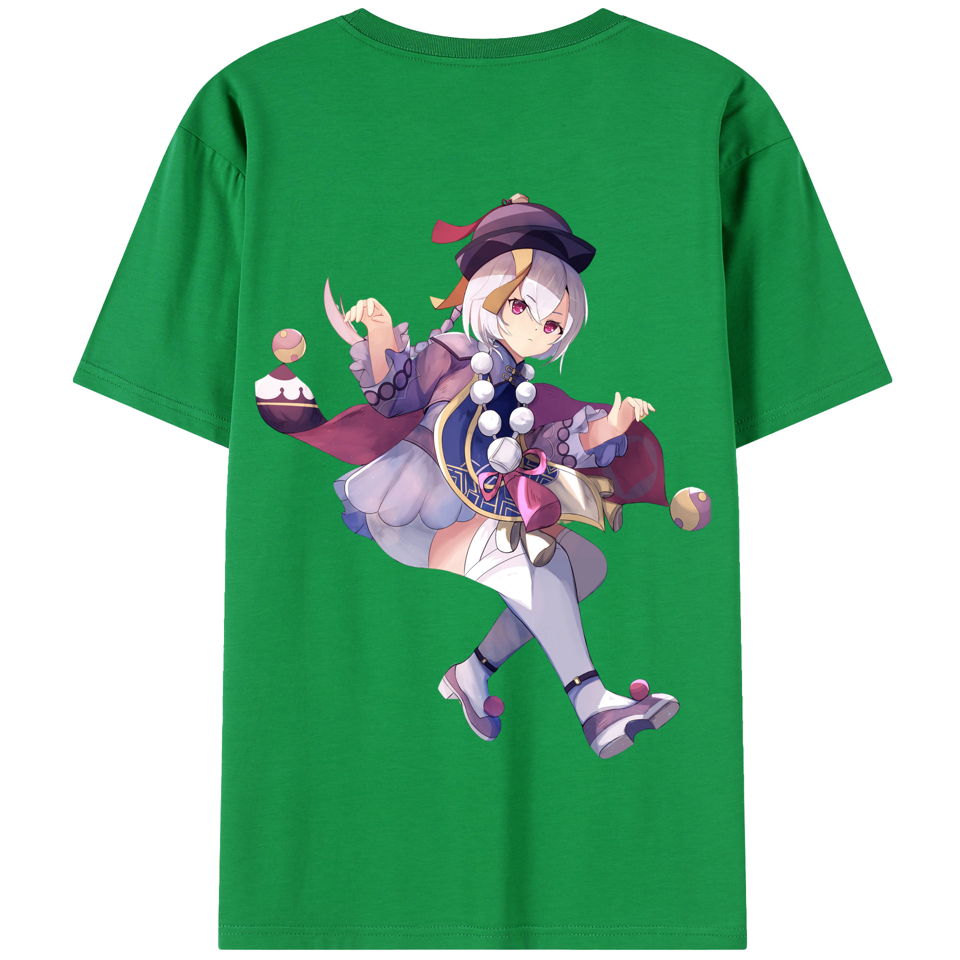 げんし神 七七 なな  genshin Nana 綿100％半袖Tシャツ（背面プリント）
