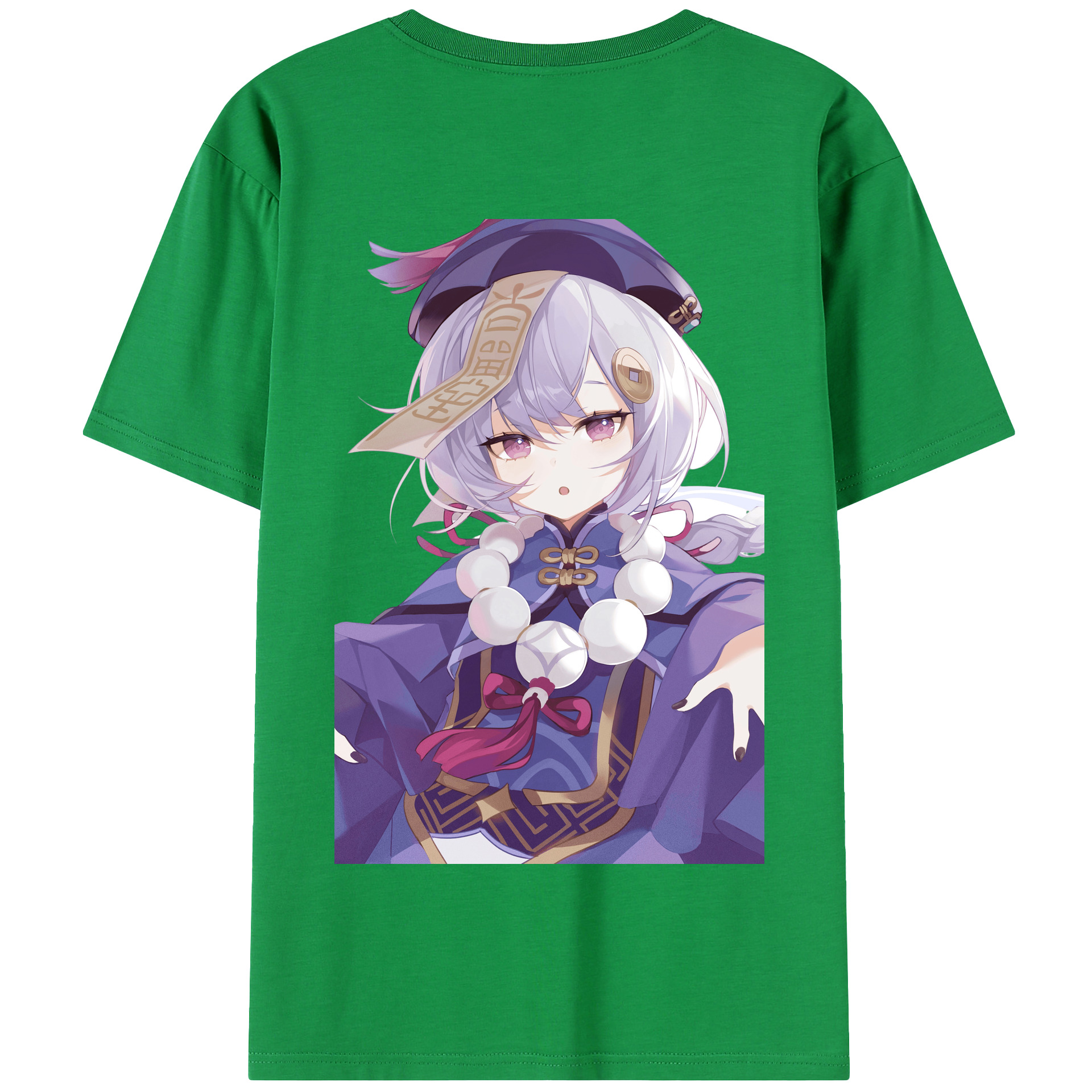 げんし神 七七 なな  genshin Nana 綿100％半袖Tシャツ（背面プリント）