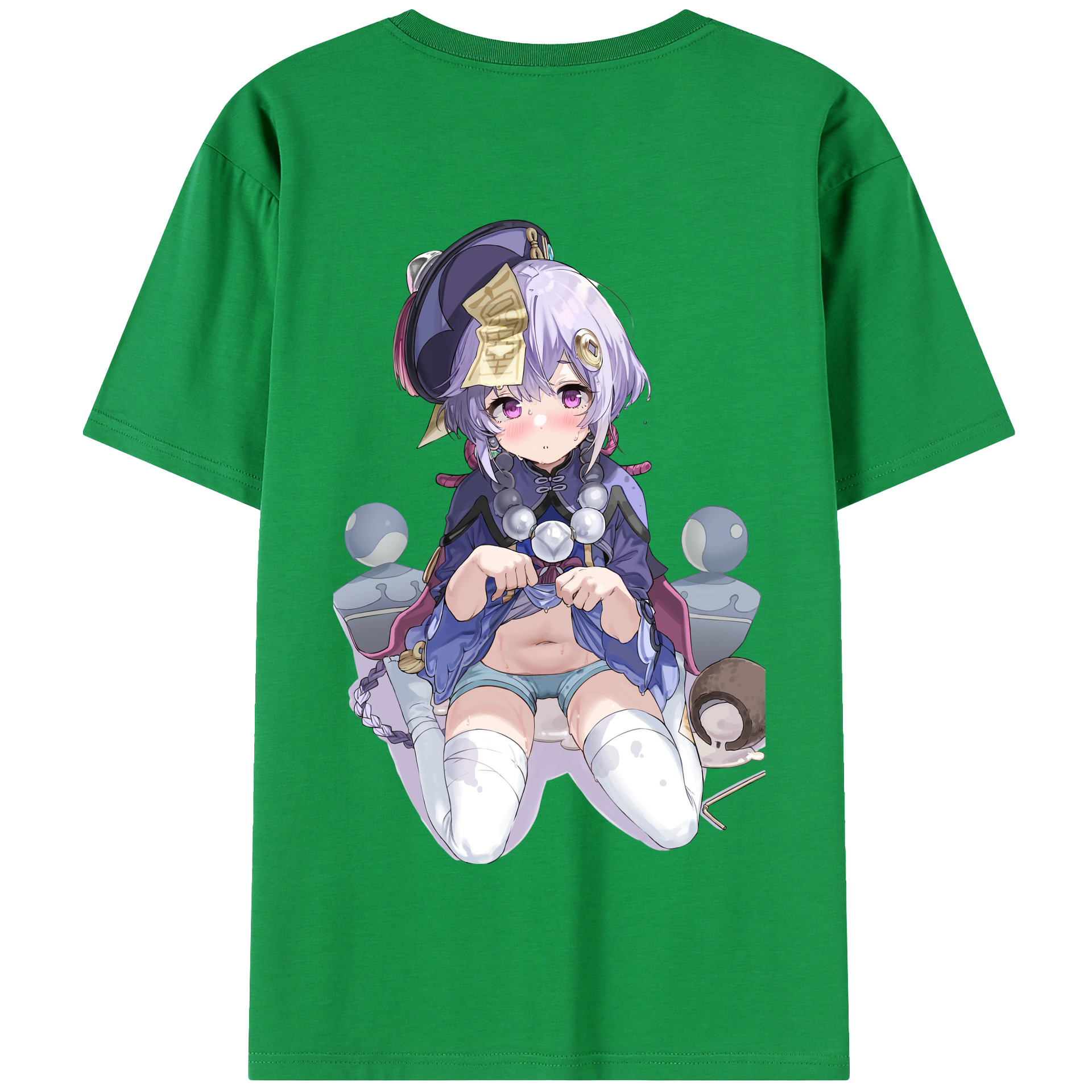 げんし神 七七 なな  genshin Nana 綿100％半袖Tシャツ（背面プリント）