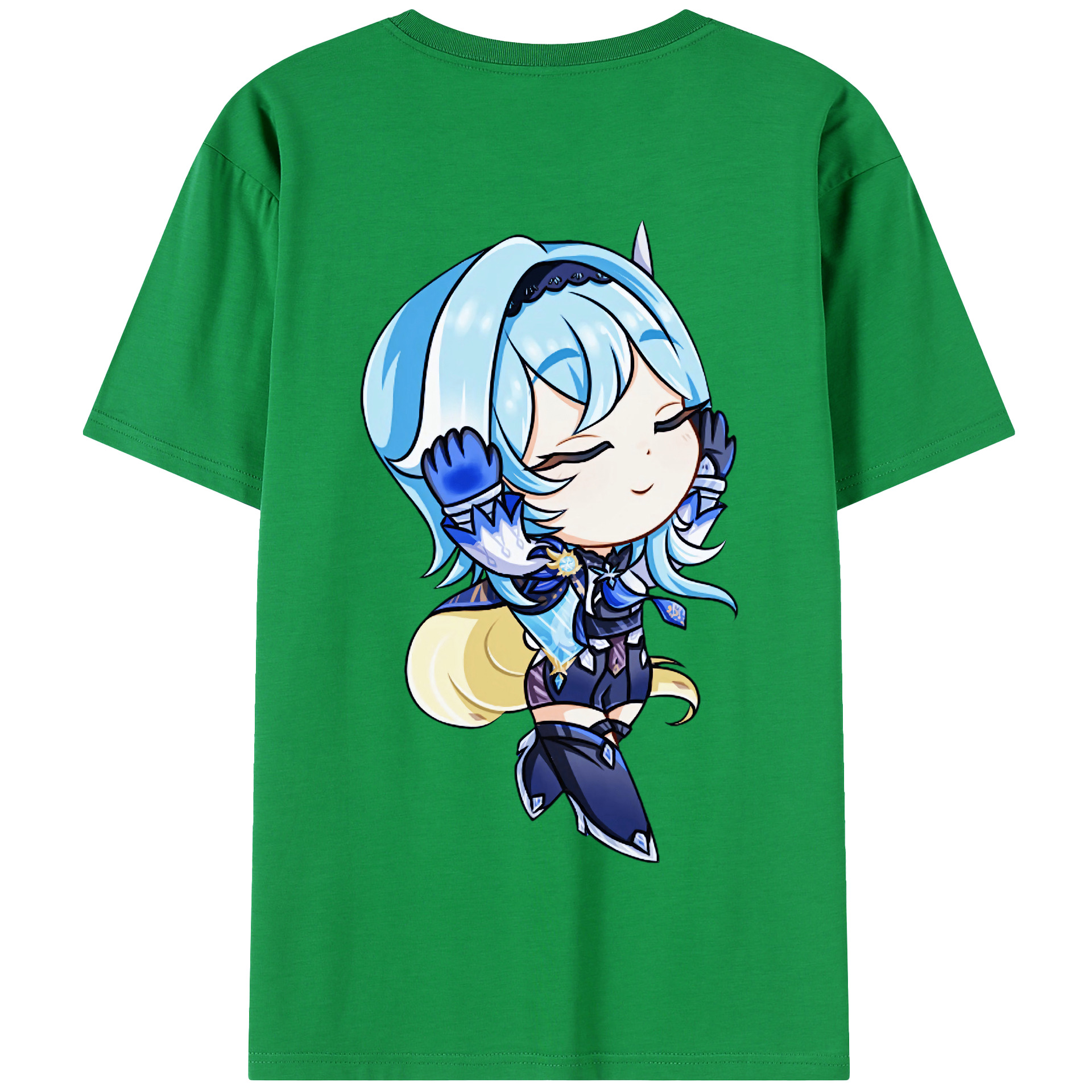 げんし神 优菈 ゆうら genshin Yūra 綿100％半袖Tシャツ（背面プリント）