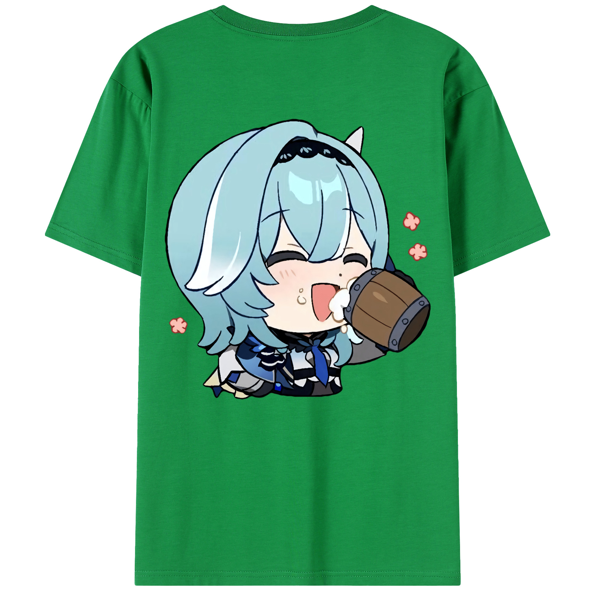 げんし神 优菈 ゆうら genshin Yūra 綿100％半袖Tシャツ（背面プリント）