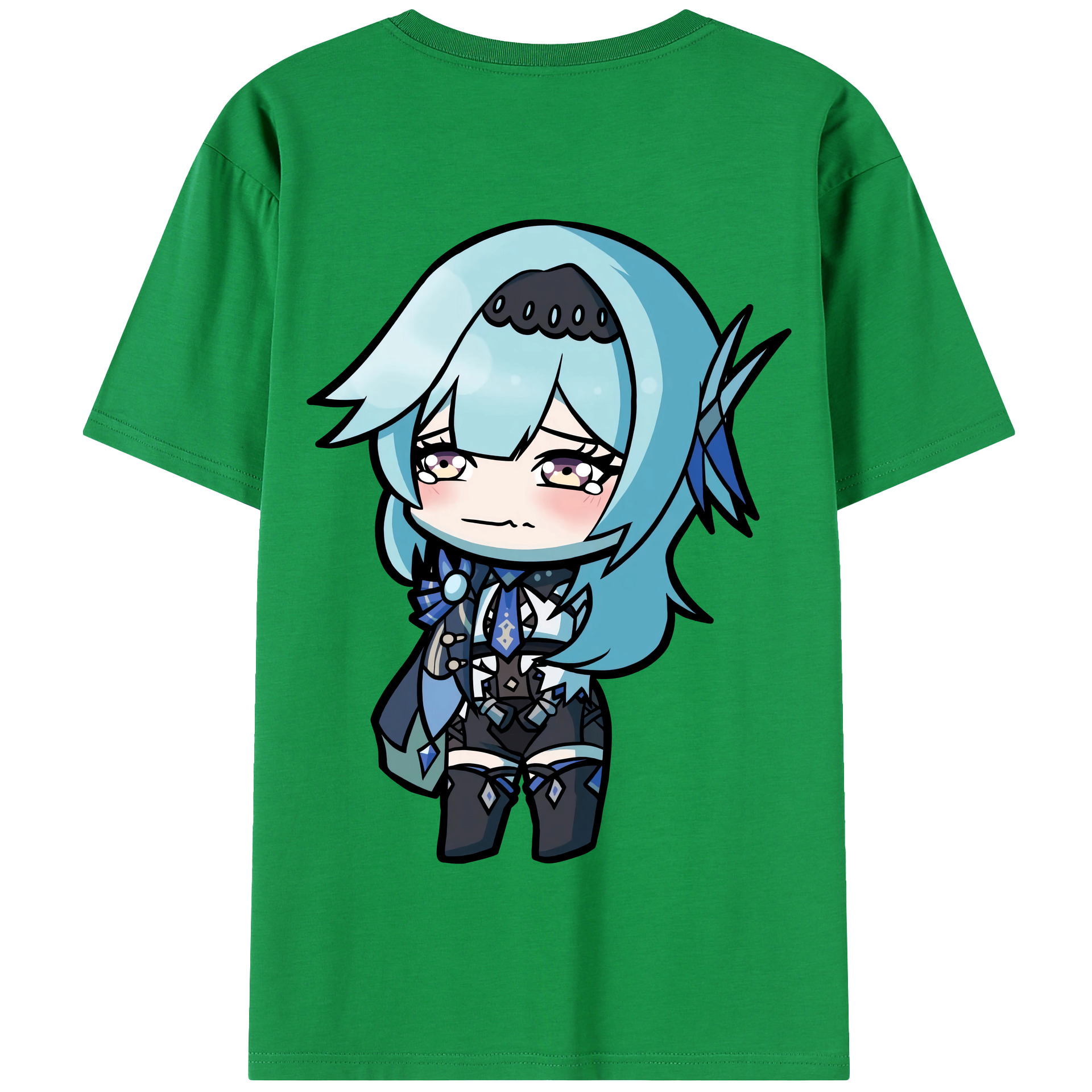 げんし神 优菈 ゆうら genshin Yūra 綿100％半袖Tシャツ（背面プリント）